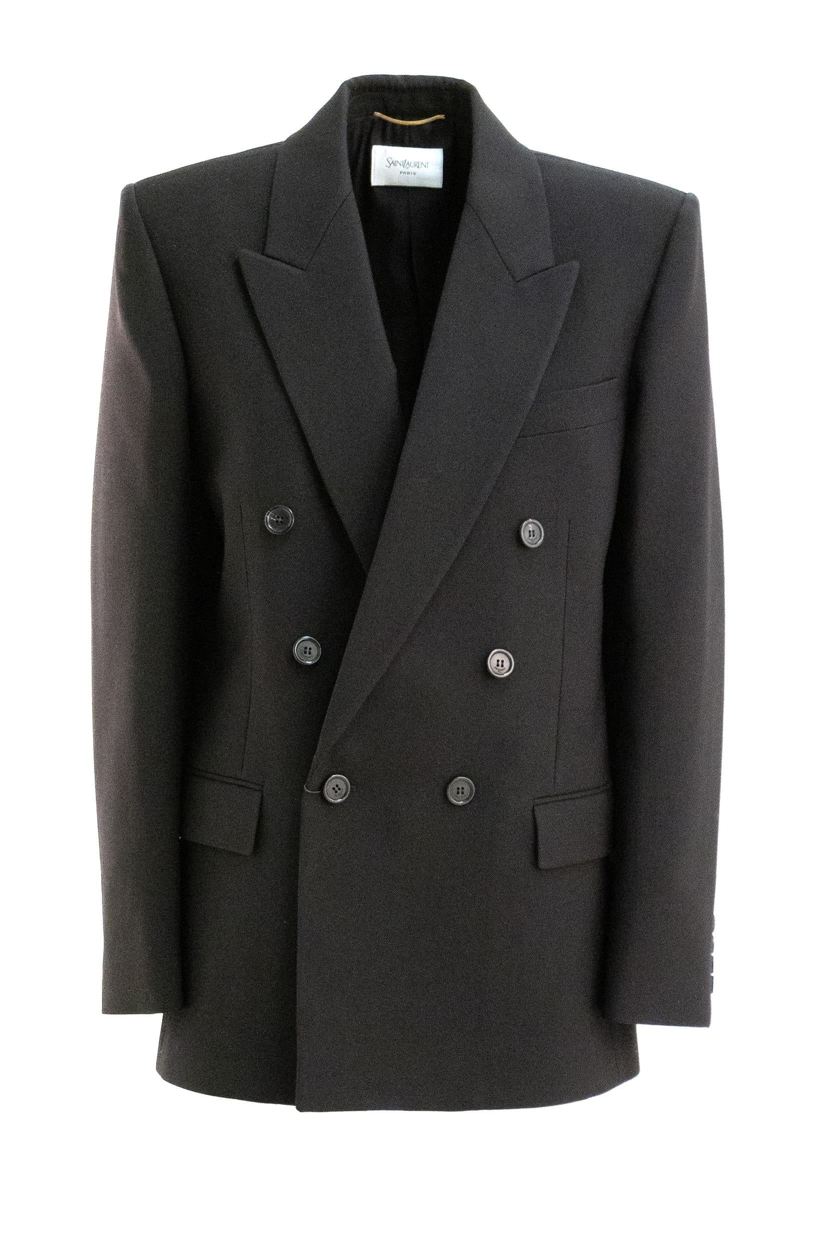 Giacca<BR/> 843367 Y7B73 1000 SAINT LAURENT 