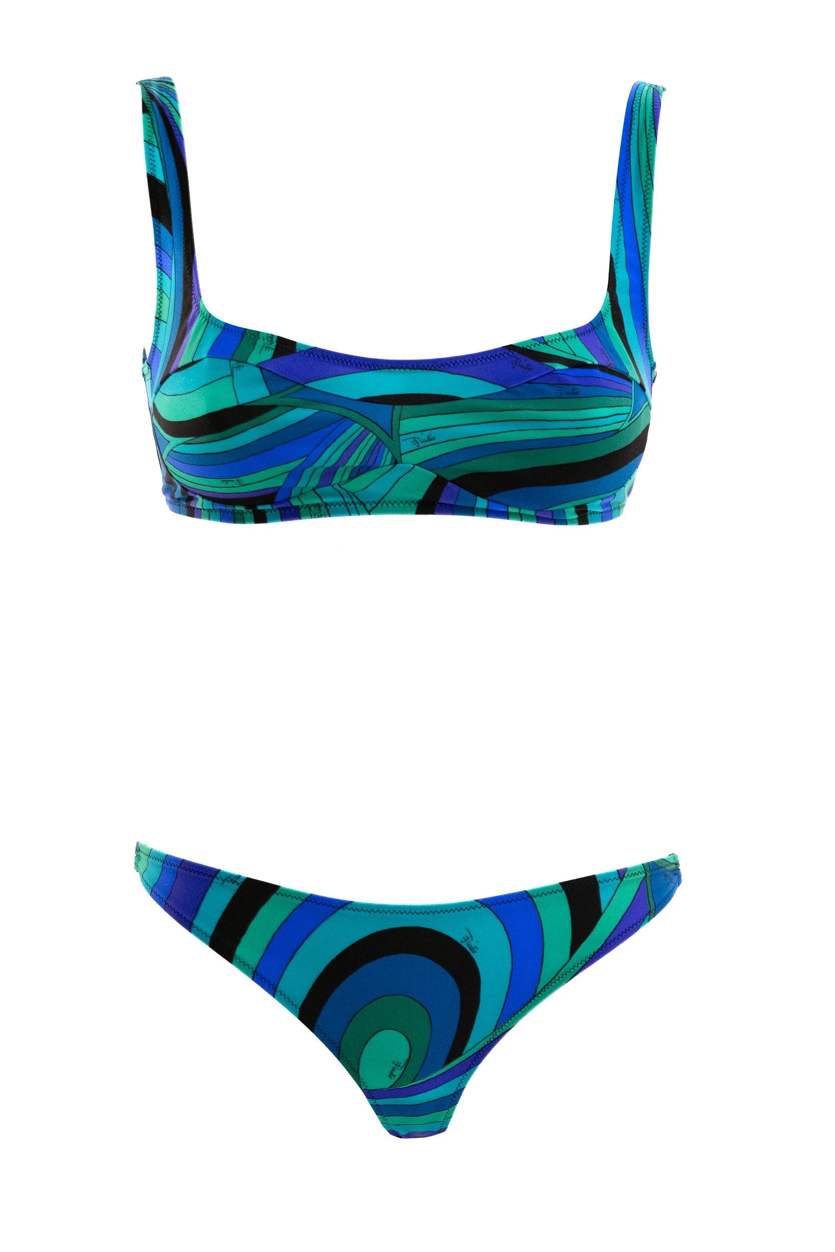 Top Bikini<BR/> 5HMX11 5H855 060 EMILIO PUCCI 