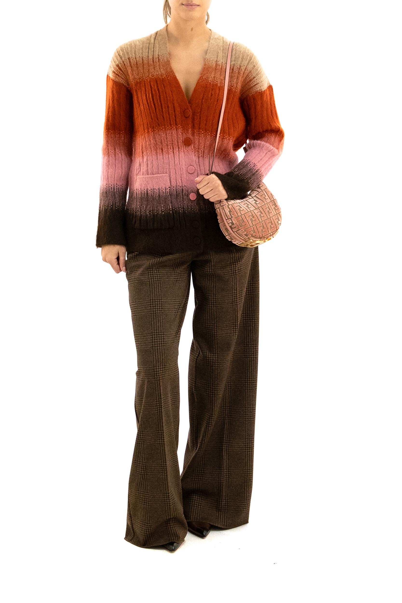 Cardigan in mohair e lana multicolor<BR/> FZE540 AYLT F1TIN FENDI 