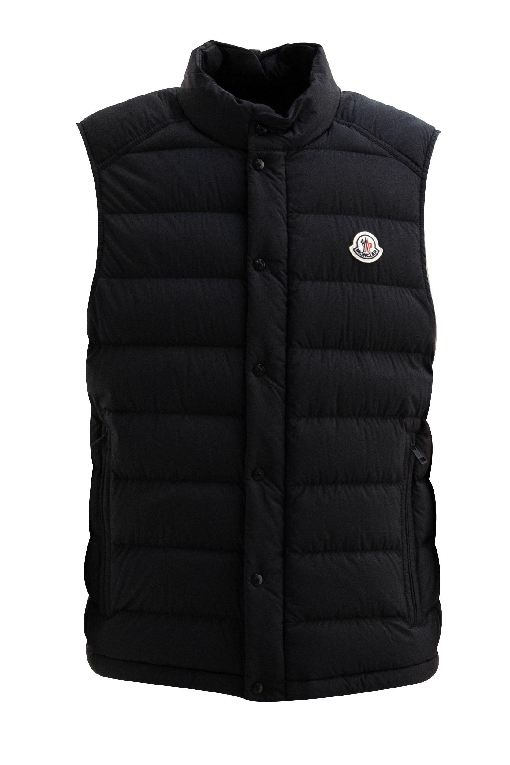 Gilet Barthe Imbottito in Piuma<BR/> 1A000-78 597YD 999 MONCLER 