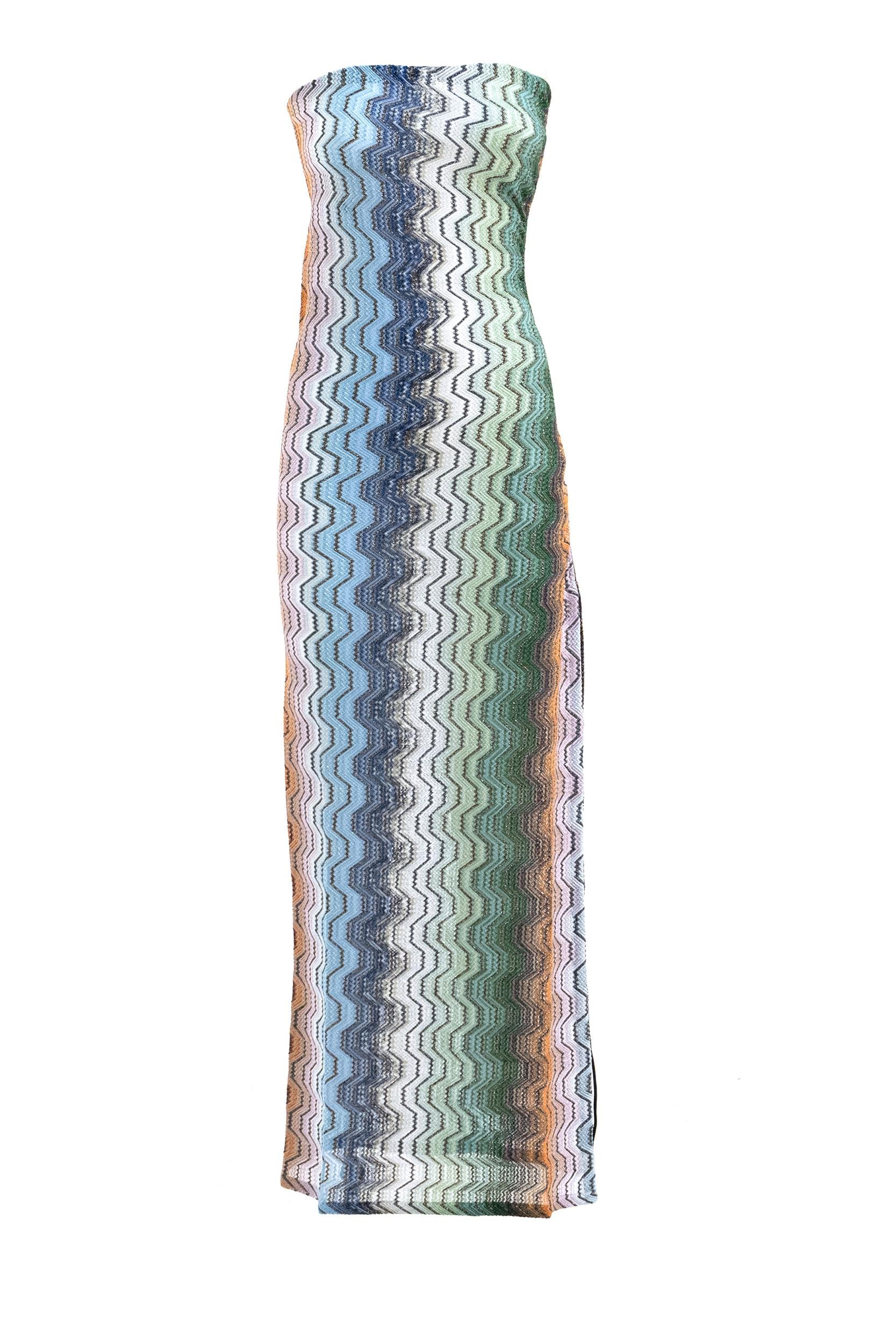 Abito in viscosa lamé multicolore <BR/> MC25SQ07-BR015D SMSNQ MISSONI 