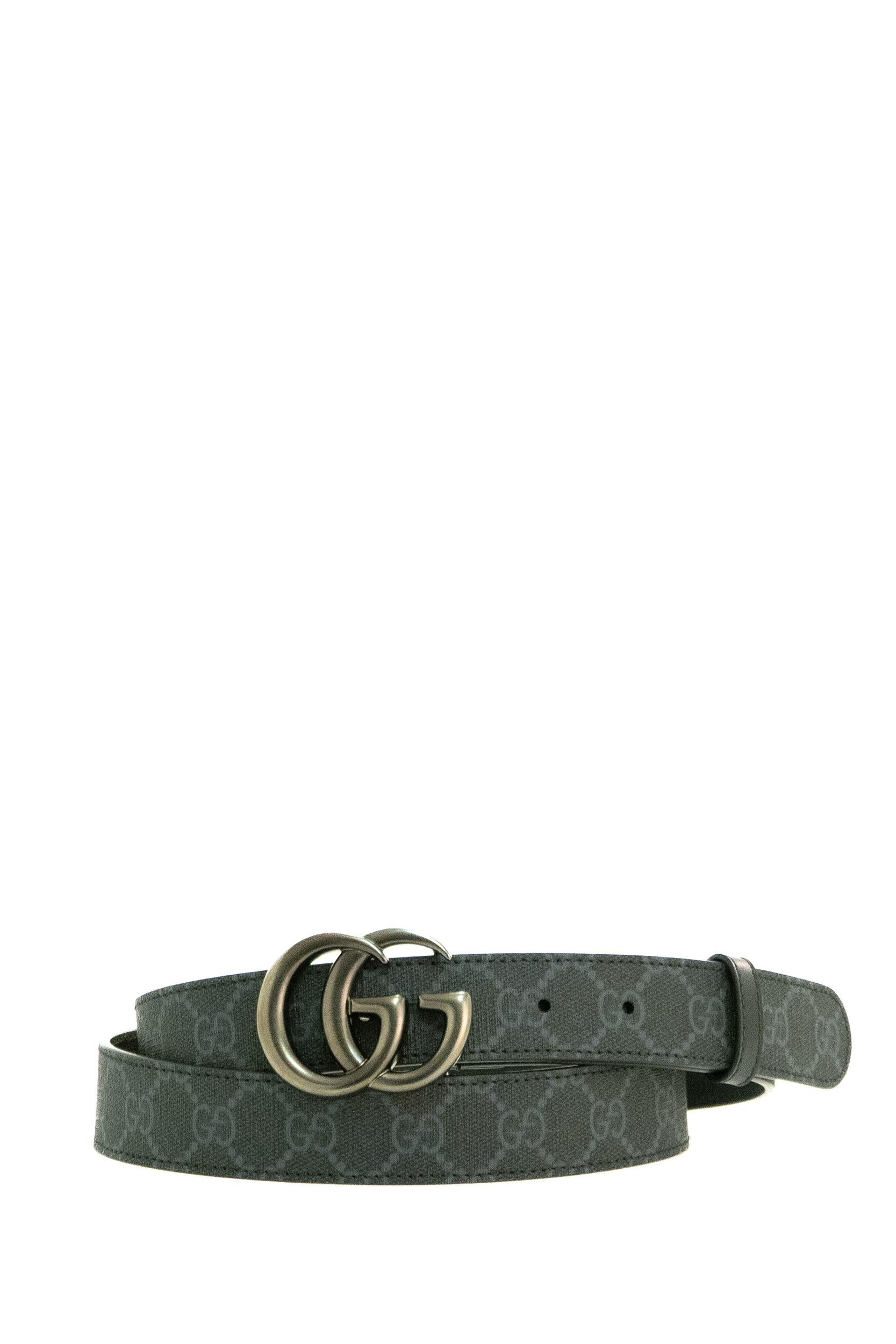 Cintura Gucci in tessuto GG Supreme nero 414516 92TIT 1000 GUCCI 