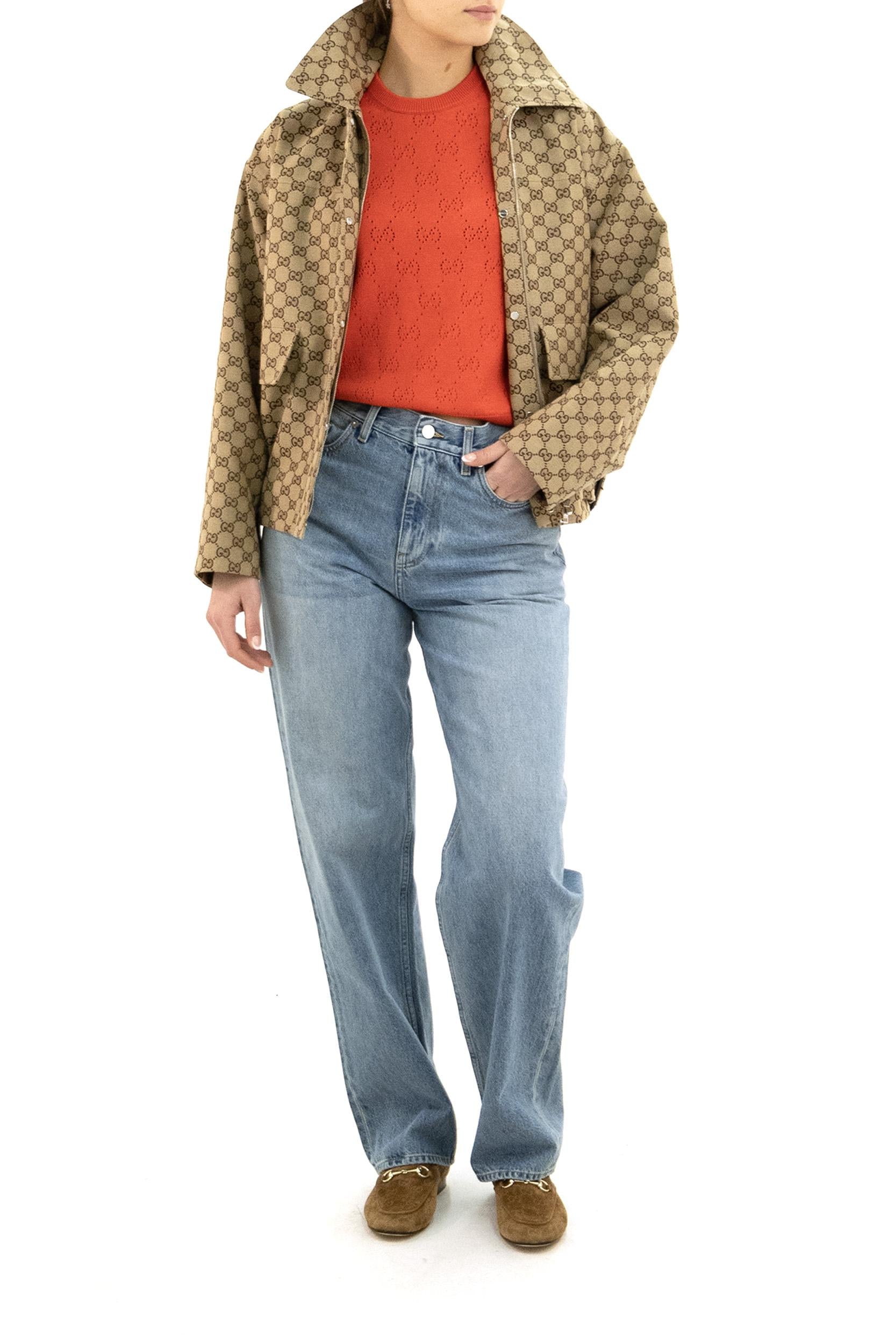 Bomber in Tessuto GG<BR/> 842660 ZAF4S 2580 GUCCI 