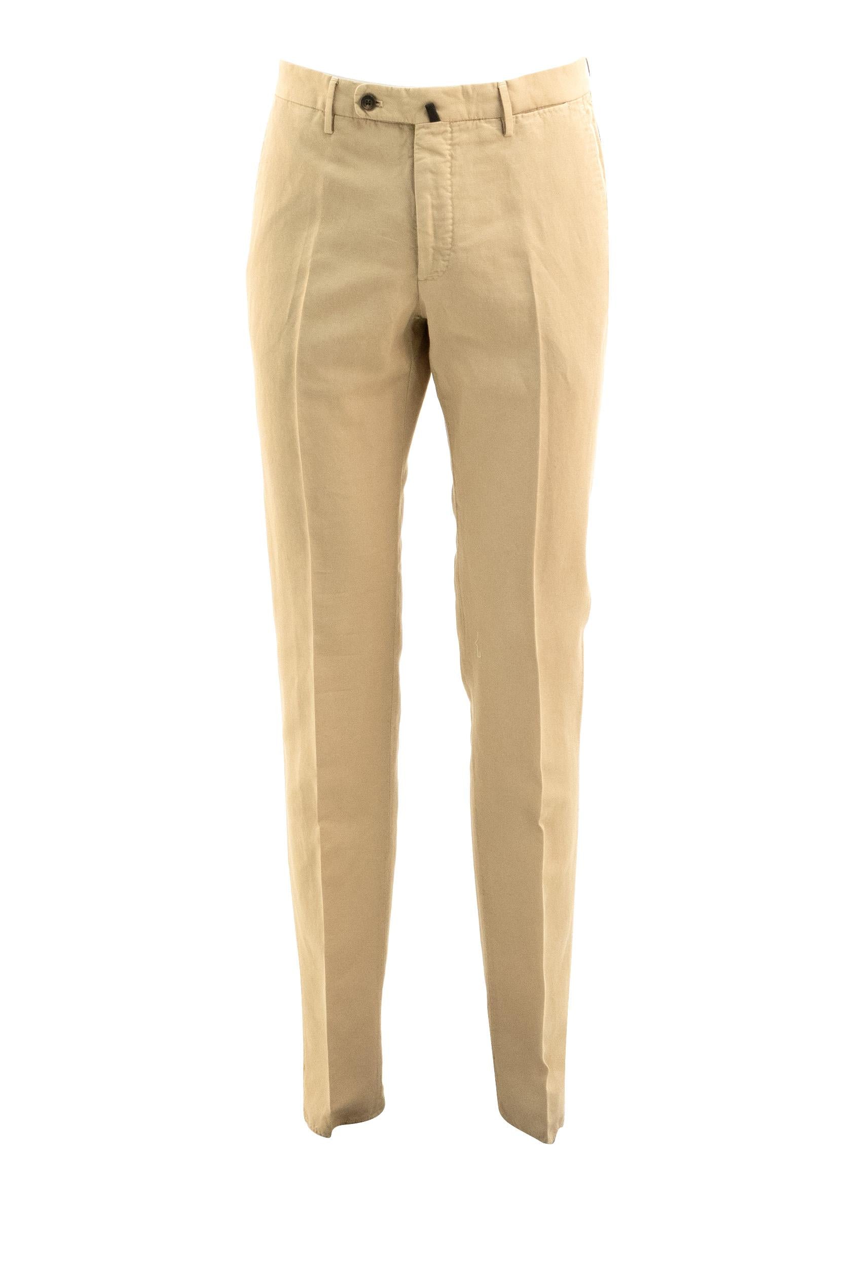 Pantaloni in Lino e Cotone<BR/> 1W0039 9189D 417 INCOTEX 