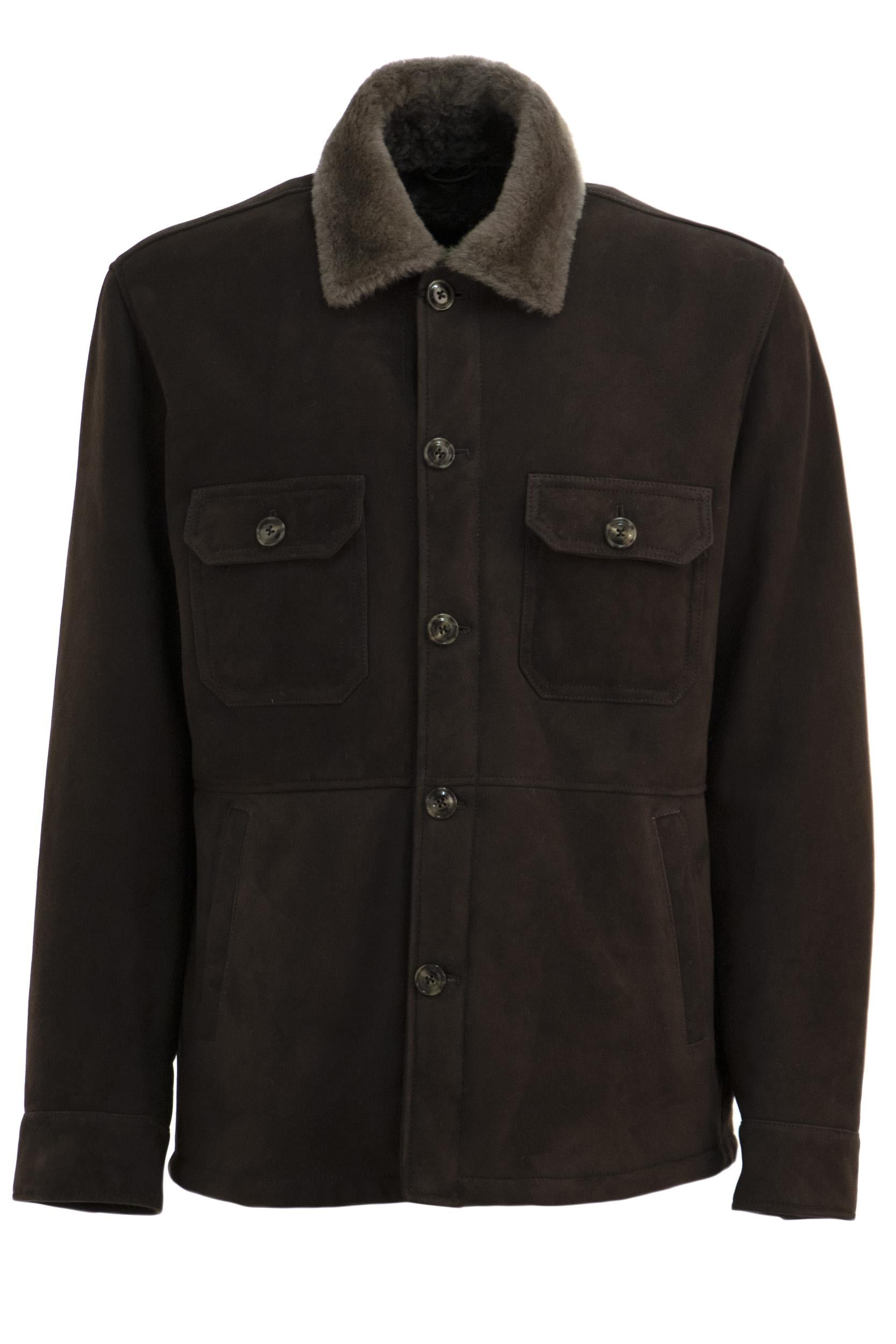 Giacca in montone<BR/> CAMICIA 38900-SPORT JACKET 0004 4 BARBA 
