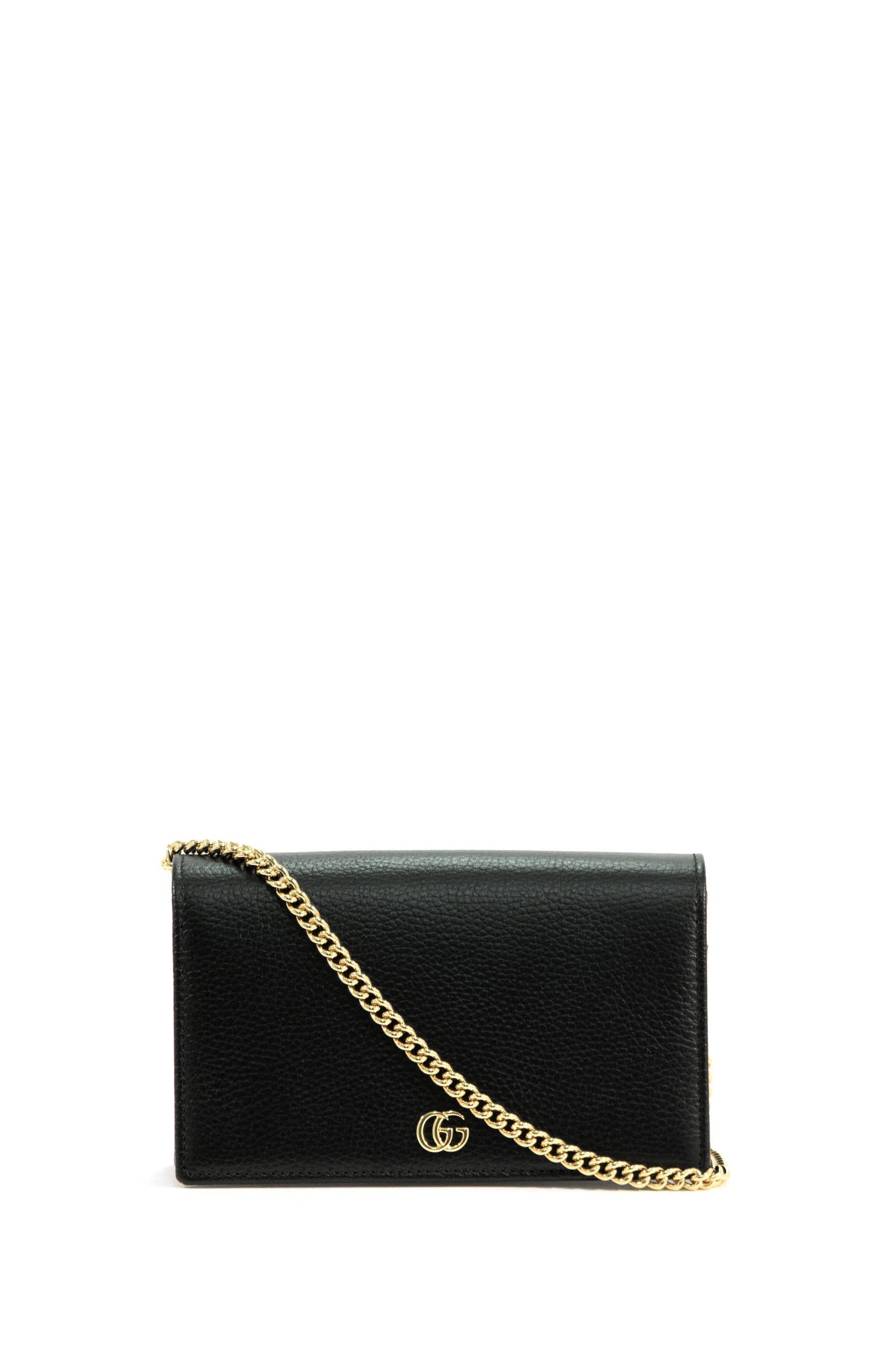 Mini Borsa GG Marmont<BR/> 497985 CAO0G 1000 GUCCI 