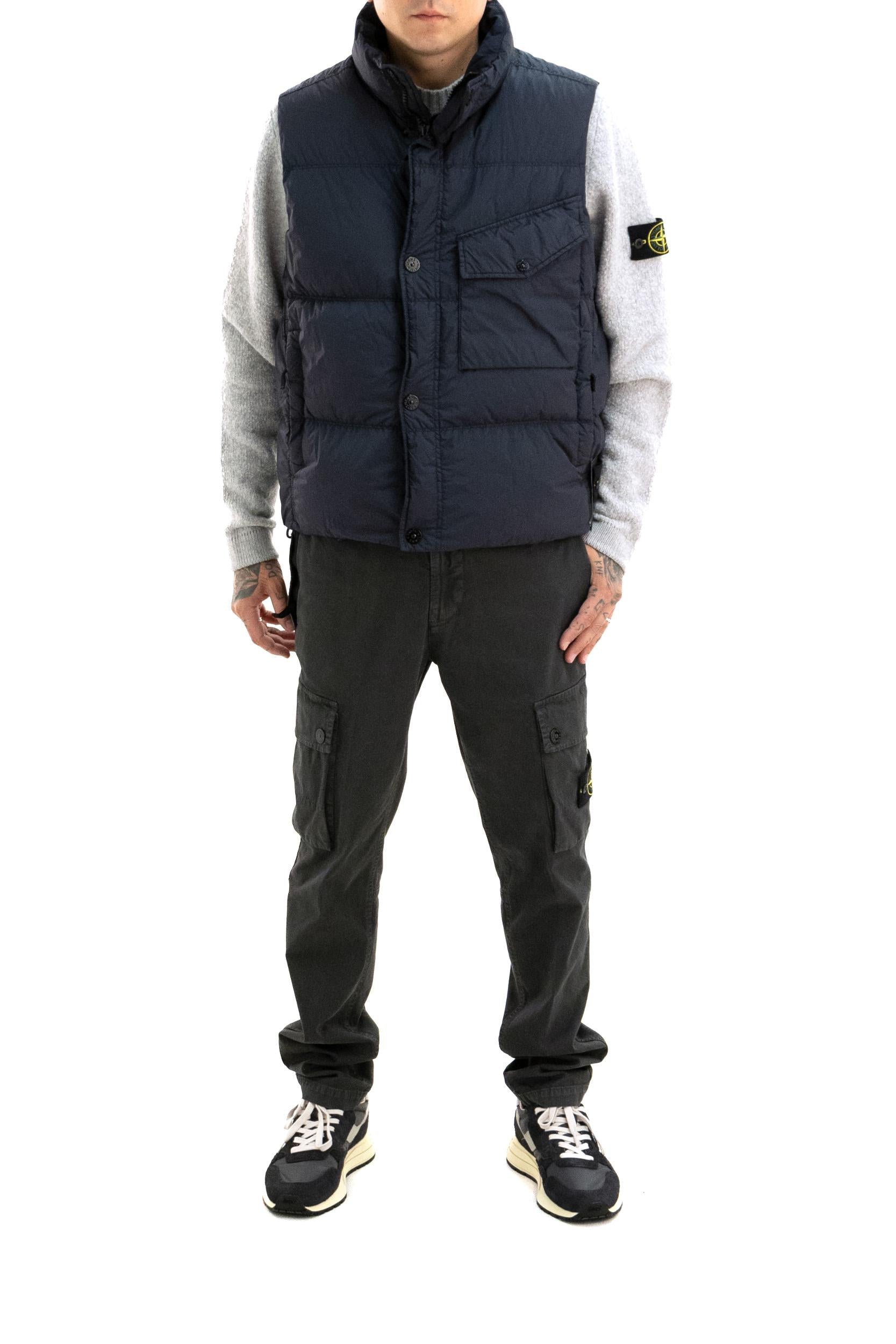 Gilet G100003 Crinkle Reps<BR/> K2S15G100003 S0A23 V0020 STONE ISLAND 
