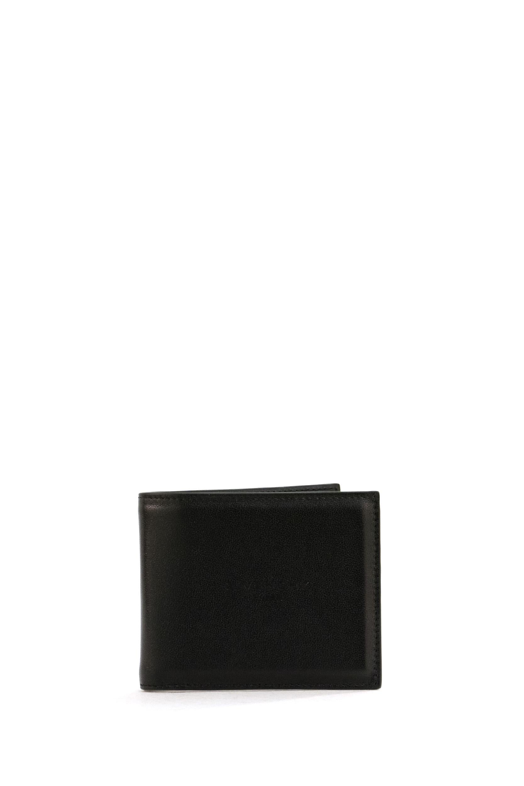 Portafoglio Antigona Stamped in pelle di colore nero<BR/> BK60FZK21L 001 GIVENCHY 