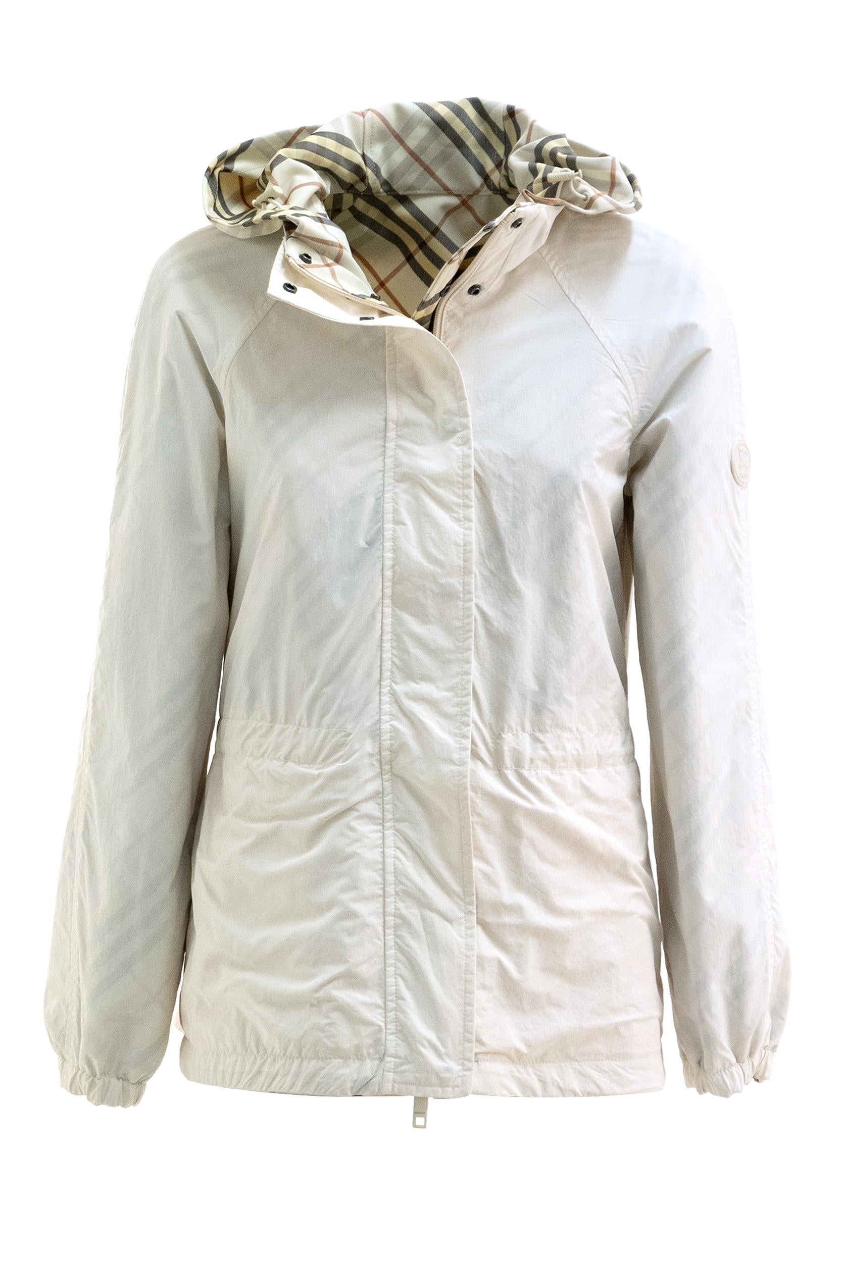 Giacca Check reversibile<BR/> 8120624 BEIGE BURBERRY 