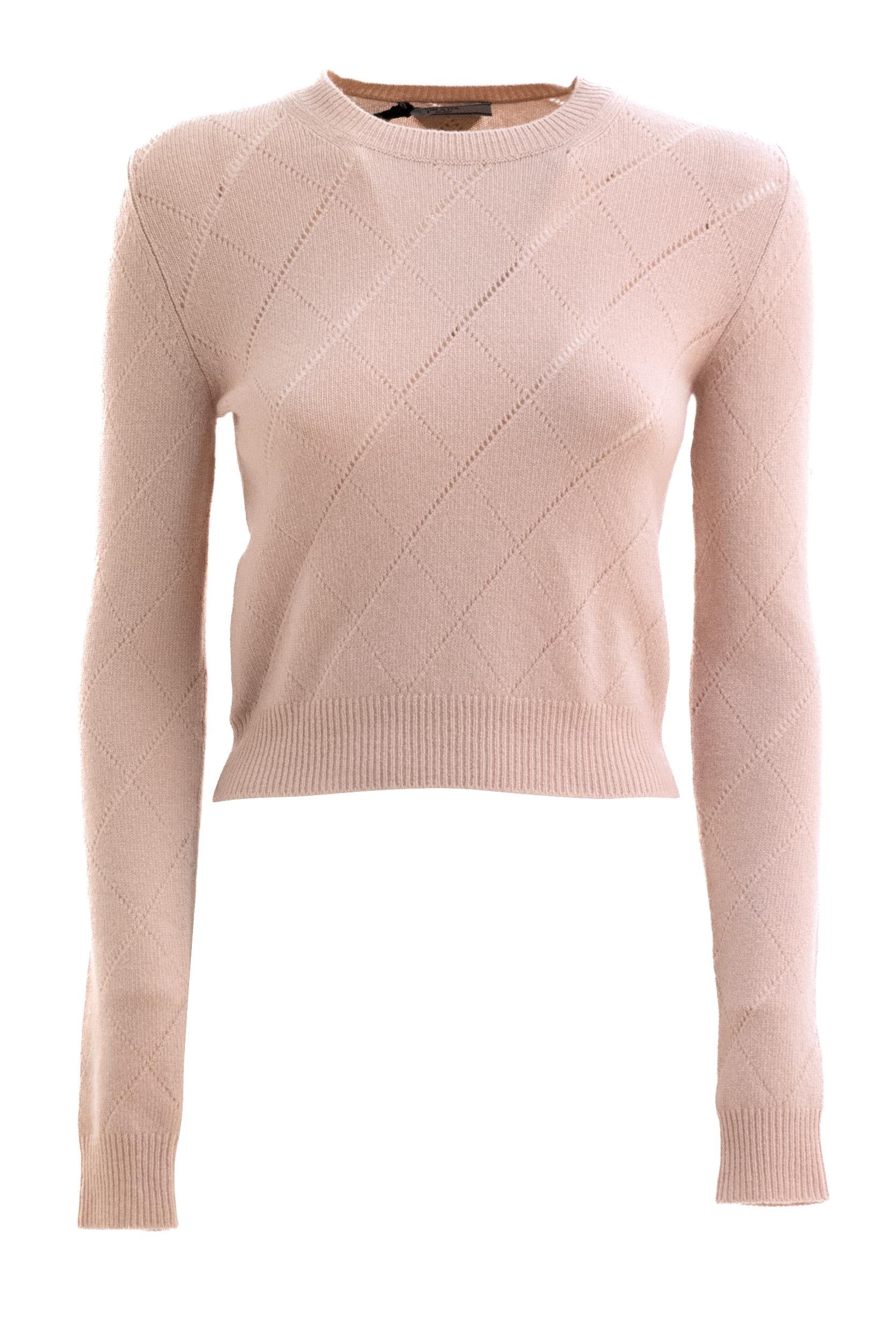Maglione in Cashmere Rosa<BR/> P24S2S S OOO 171R F0028 PRADA 