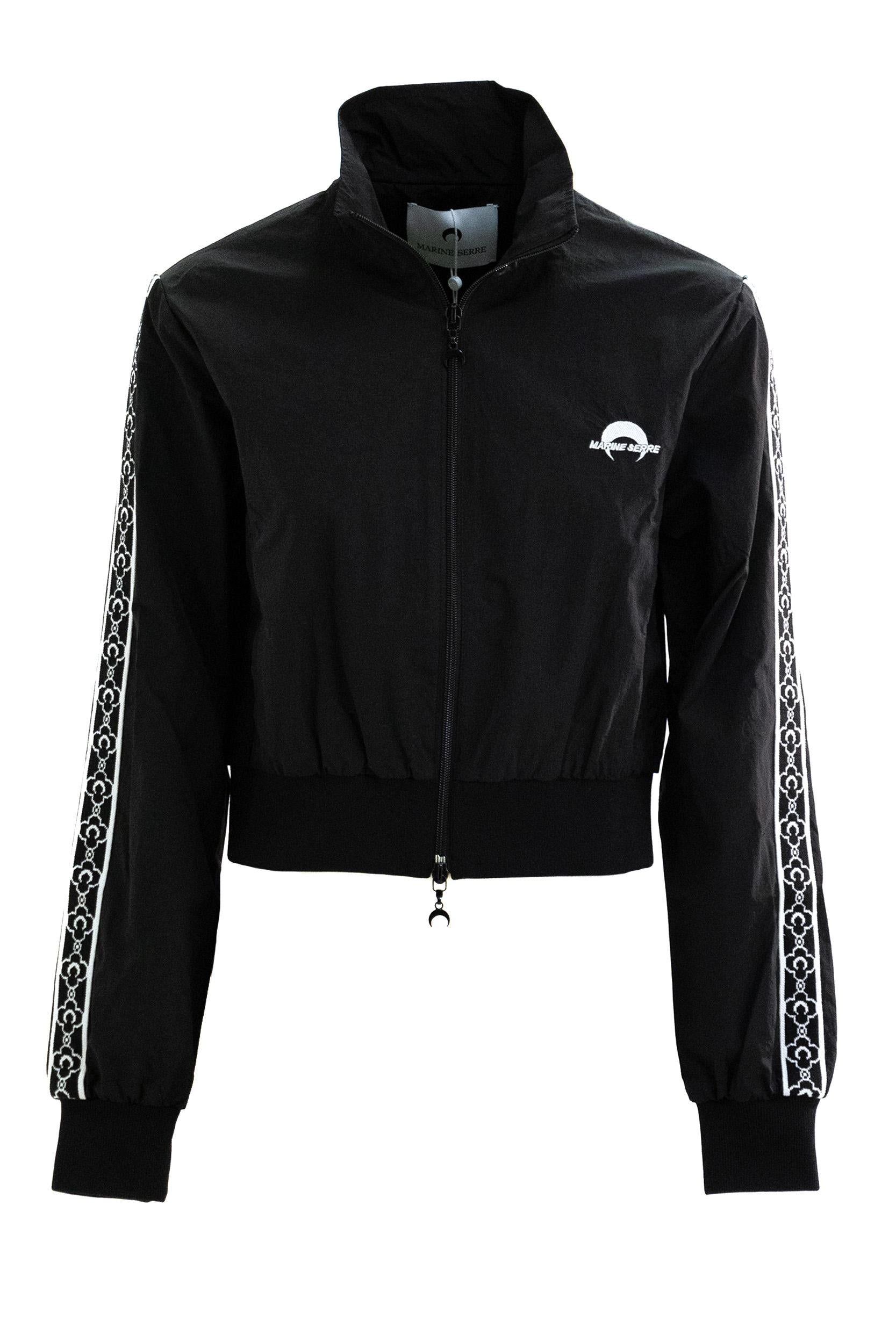 Track Jacket<BR/> UJA060A CWOV0041 BK99 MARINE SERRE 