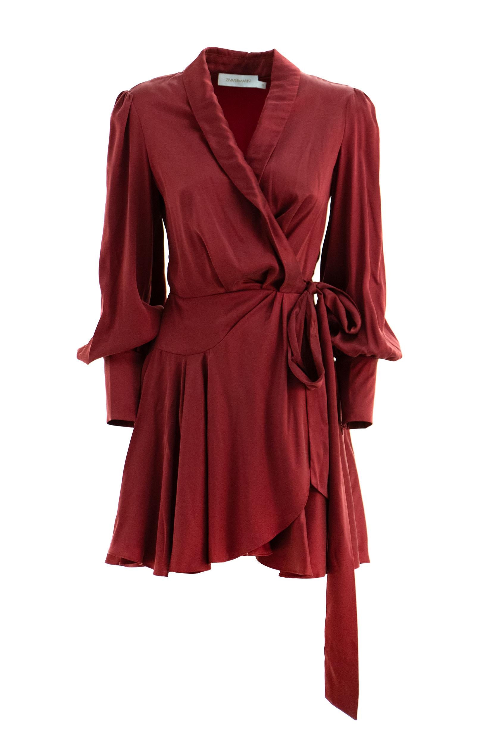 Abito<BR/> 8067DF24R BURGUNDY ZIMMERMANN 