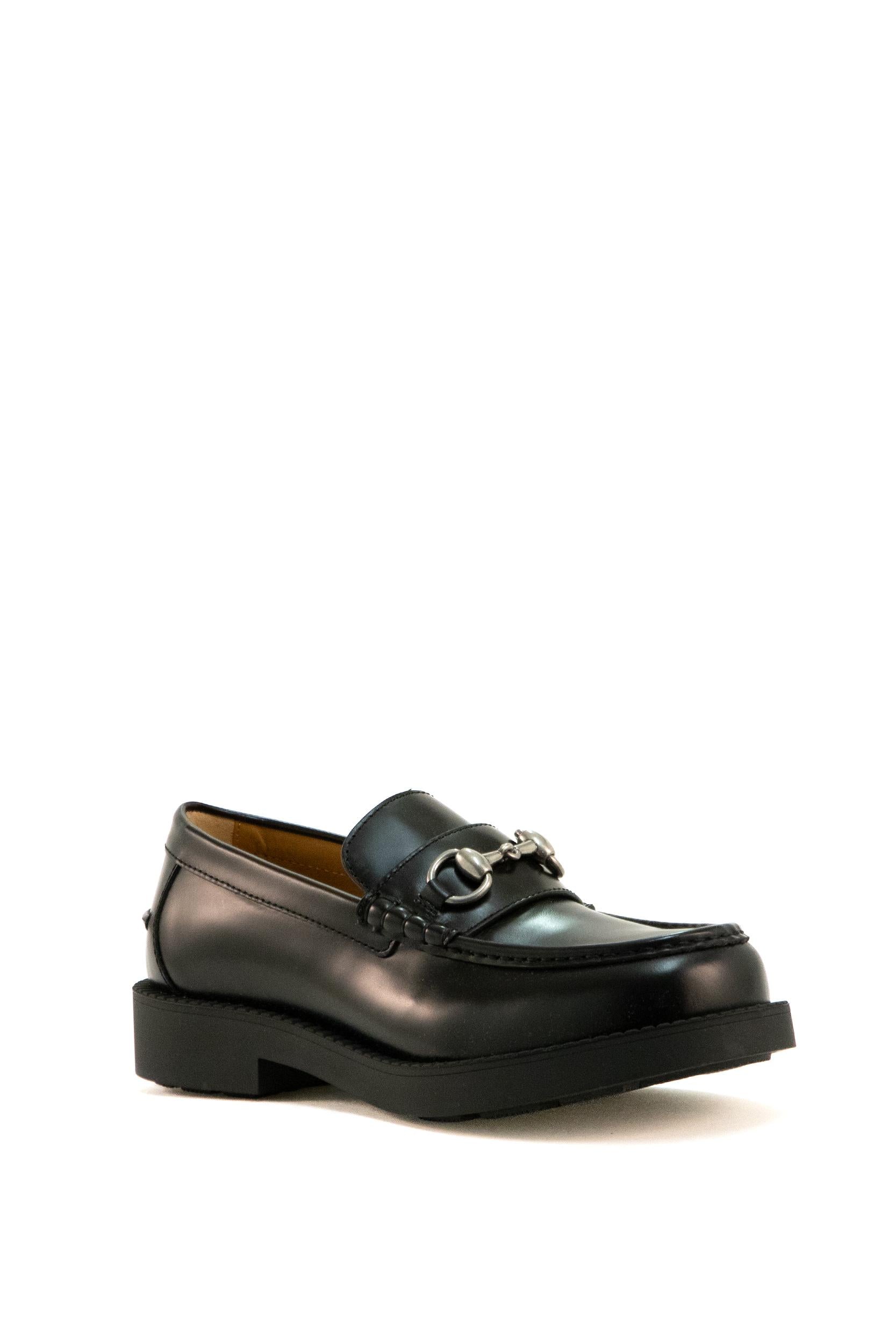 Mocassino con Morsetto<BR/> 794202 0GQ00 1000 GUCCI 