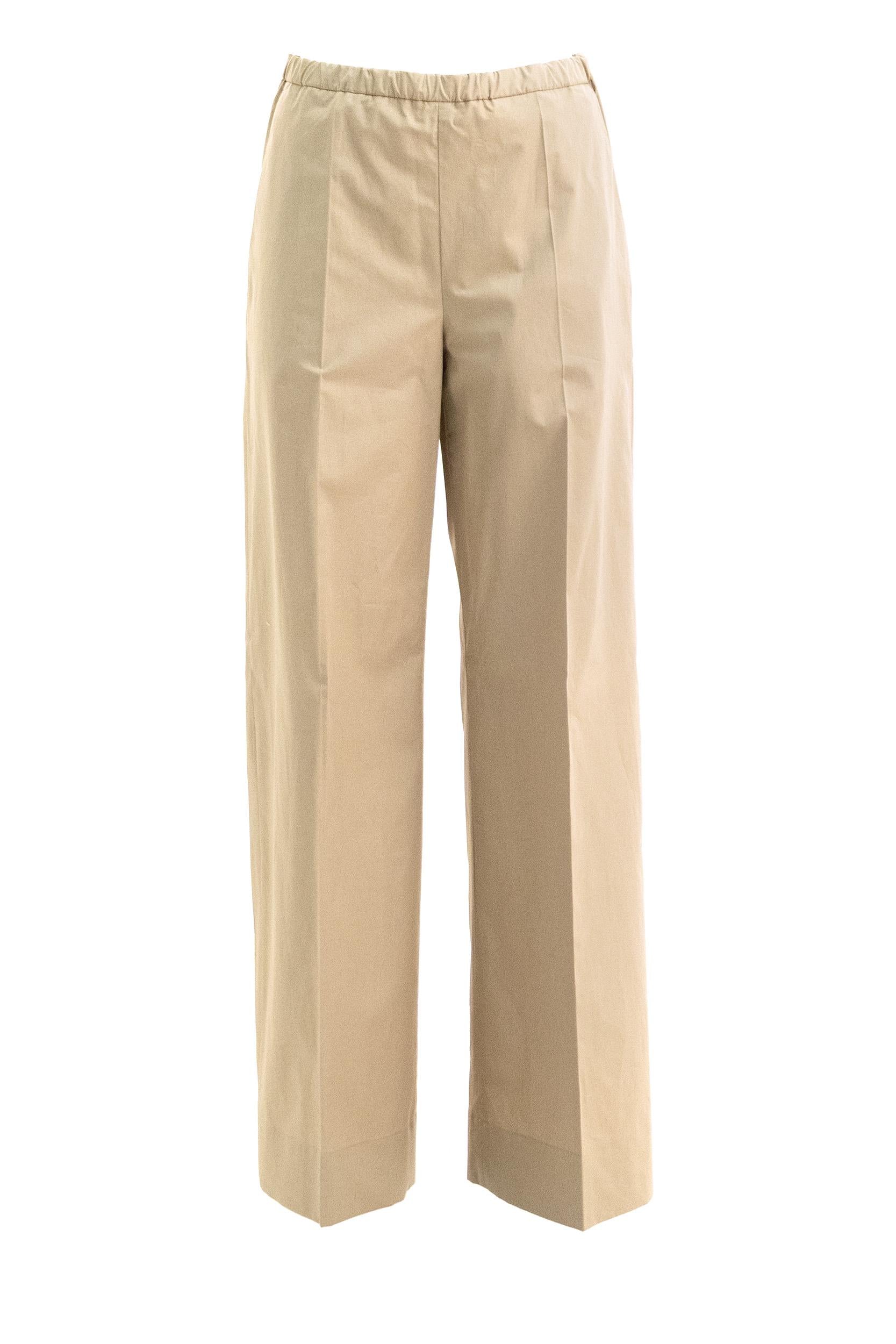 Pantaloni in cotone di colore beige<BR/> 2A000-09 597LQ 20J MONCLER 