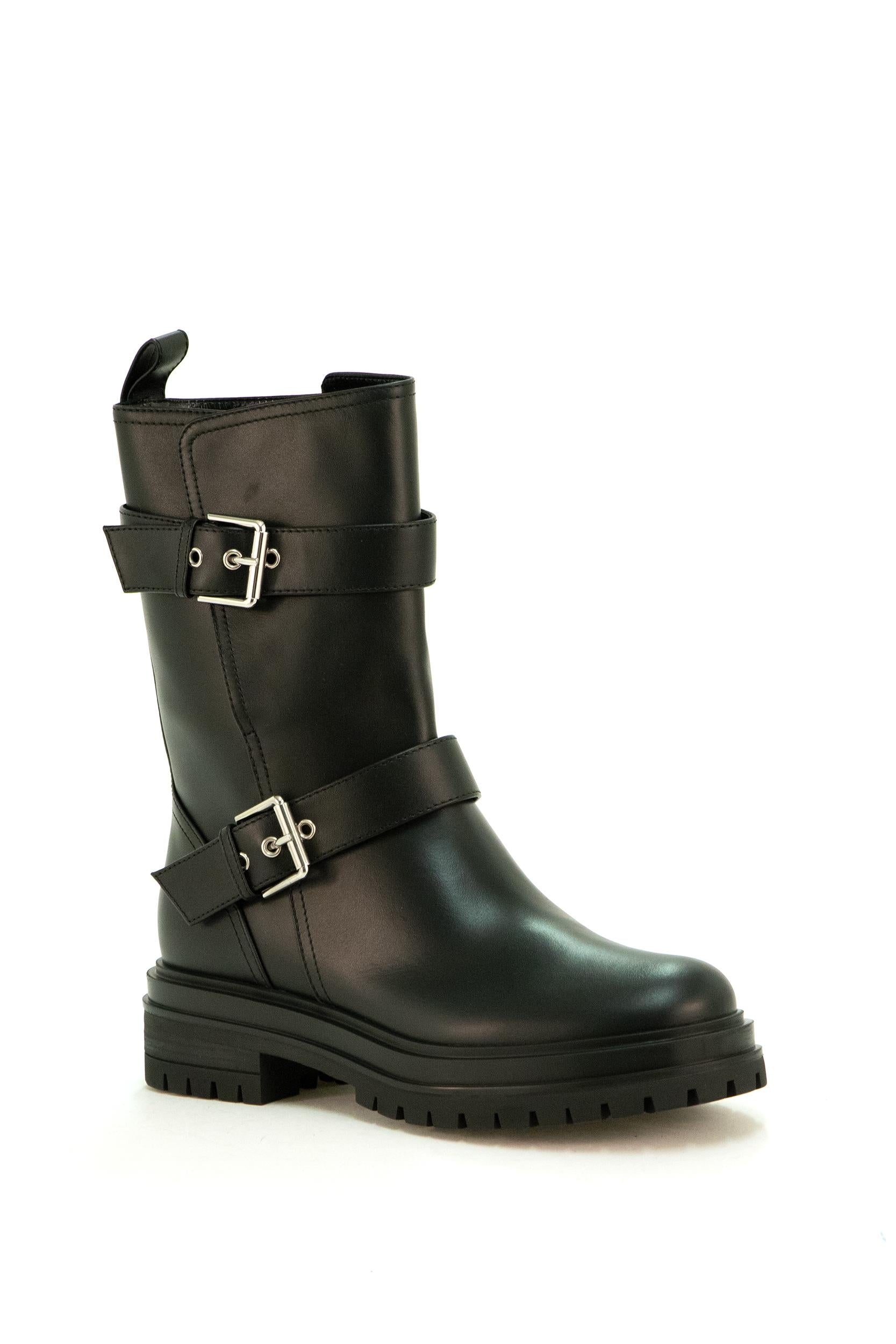 Stivali Biker <BR/> G73004.20GOM.CLNNERO BLACK GIANVITO ROSSI 