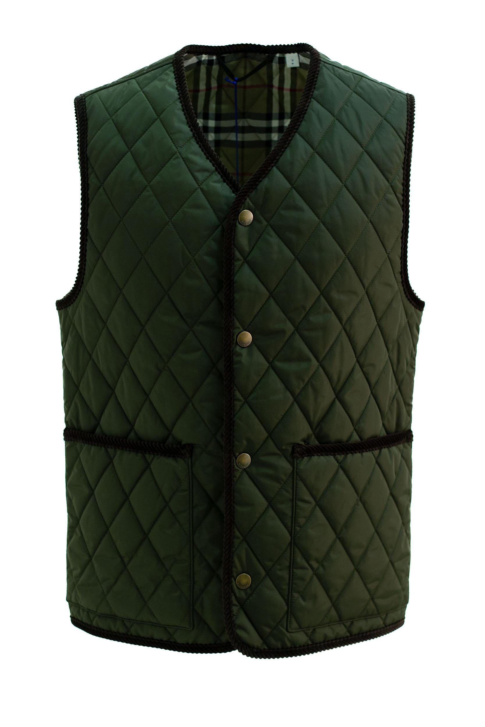 Gilet <BR/> 8100839 SHALE BURBERRY 