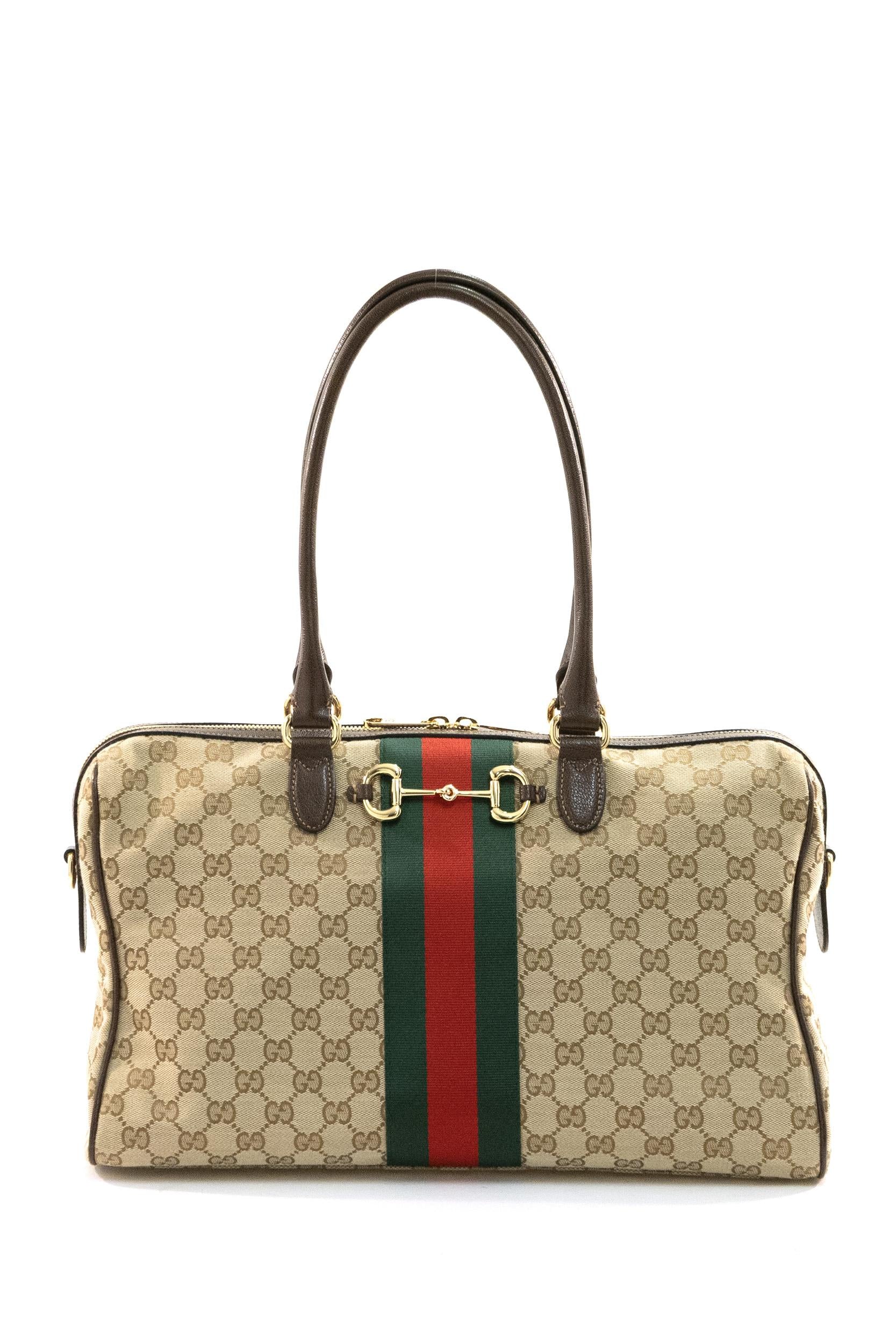 Bauletto Borsetto in tessuto GG sabbia e marrone scuro<BR/> 866734 FAFV9 9653 GUCCI 