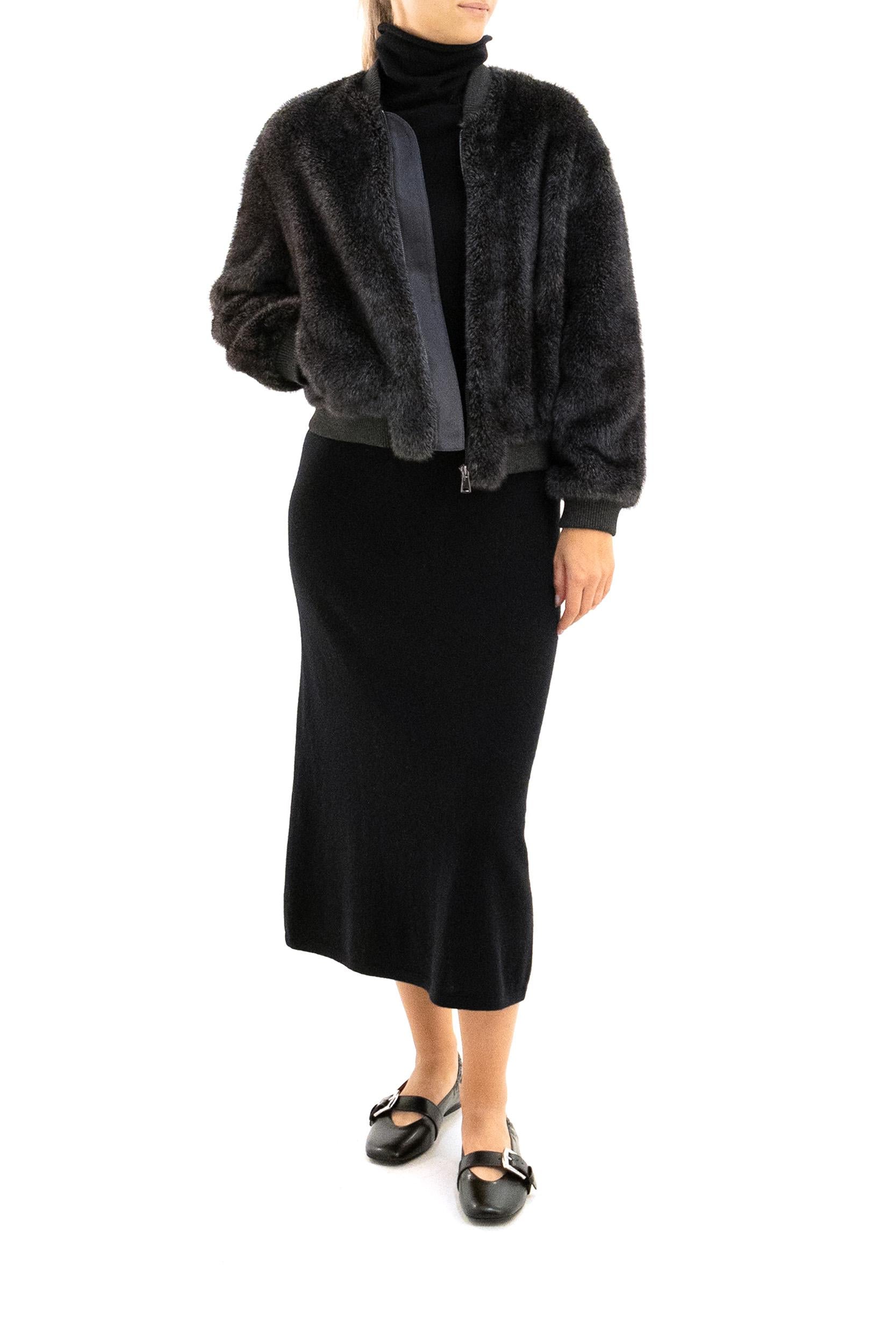 Bomber in Ecopelliccia<BR/> E3109 ECO MINK MARBLE VALENTINI 1972 