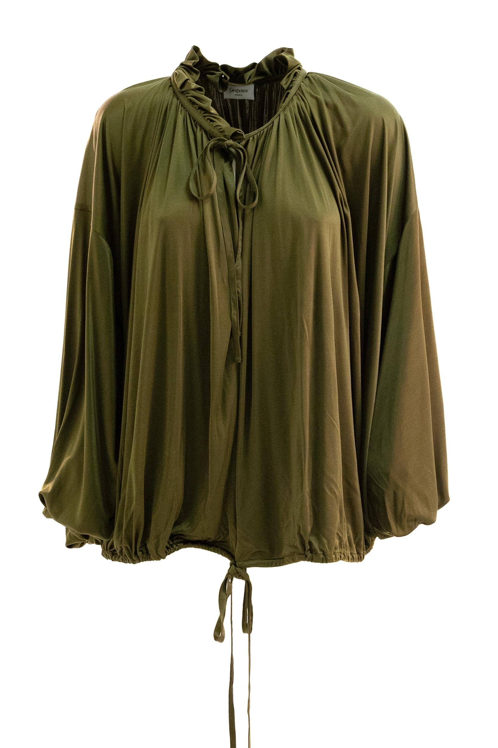 Blusa<BR/> 834202 Y7F98 3203 SAINT LAURENT 