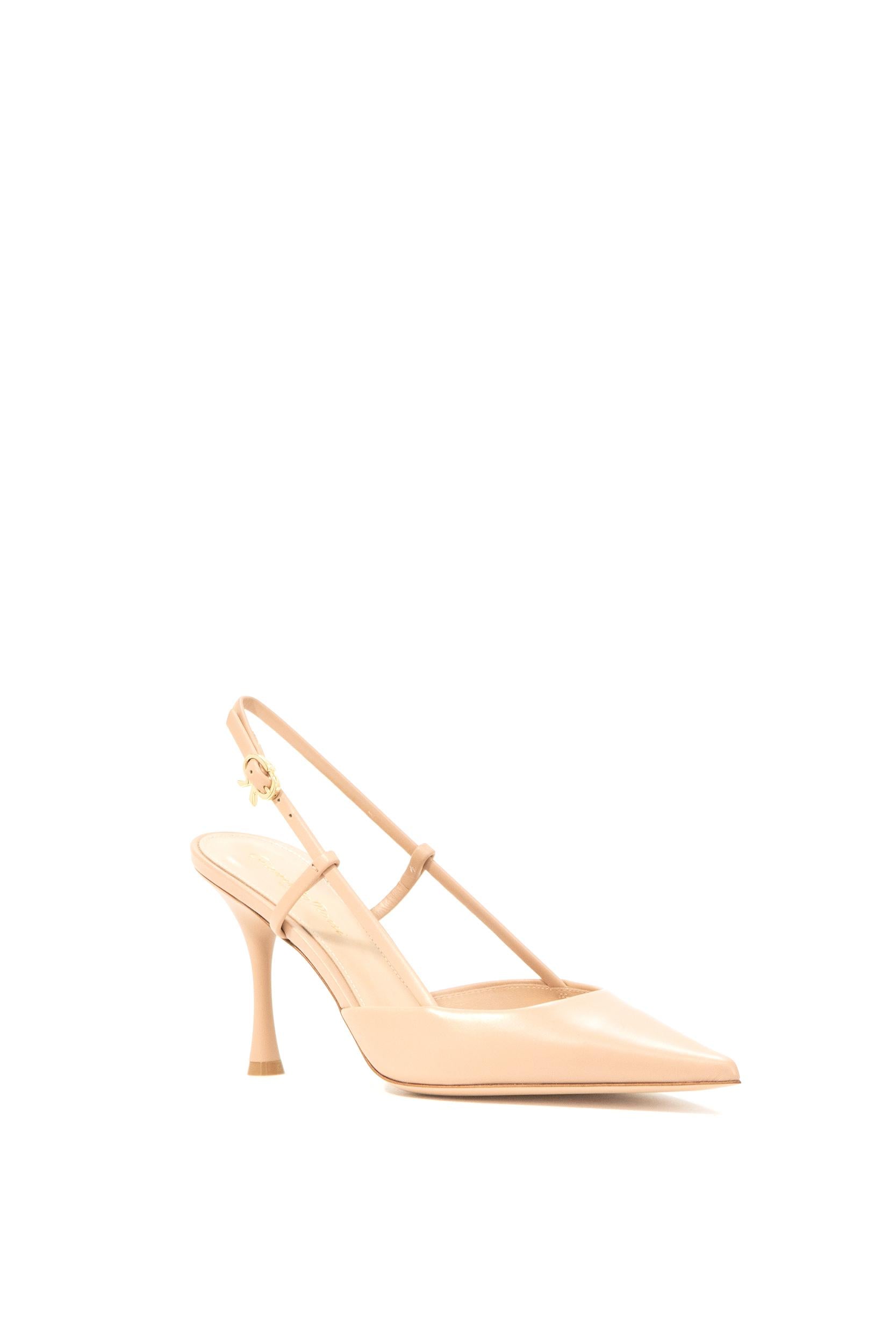Slingback Ascent in pelle con design a punta G95335.85LAC.VITPEAH PEACH GIANVITO ROSSI 