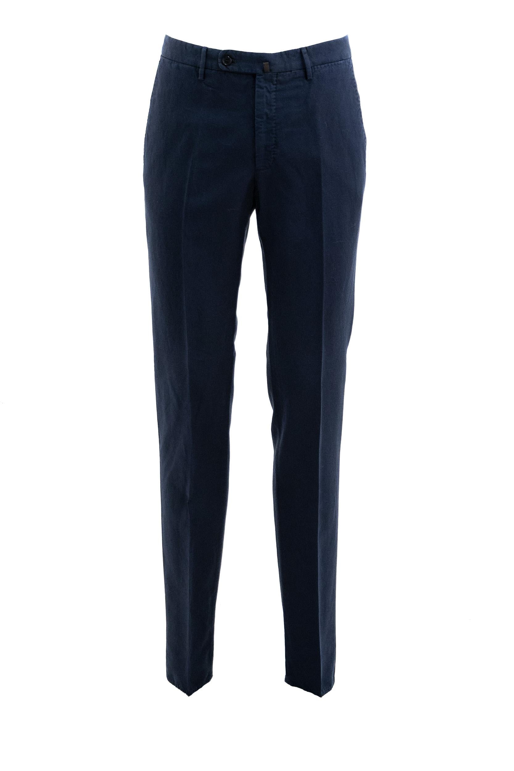 Pantaloni in Lino e Cotone<BR/> 1W0039 9189D 827 INCOTEX 