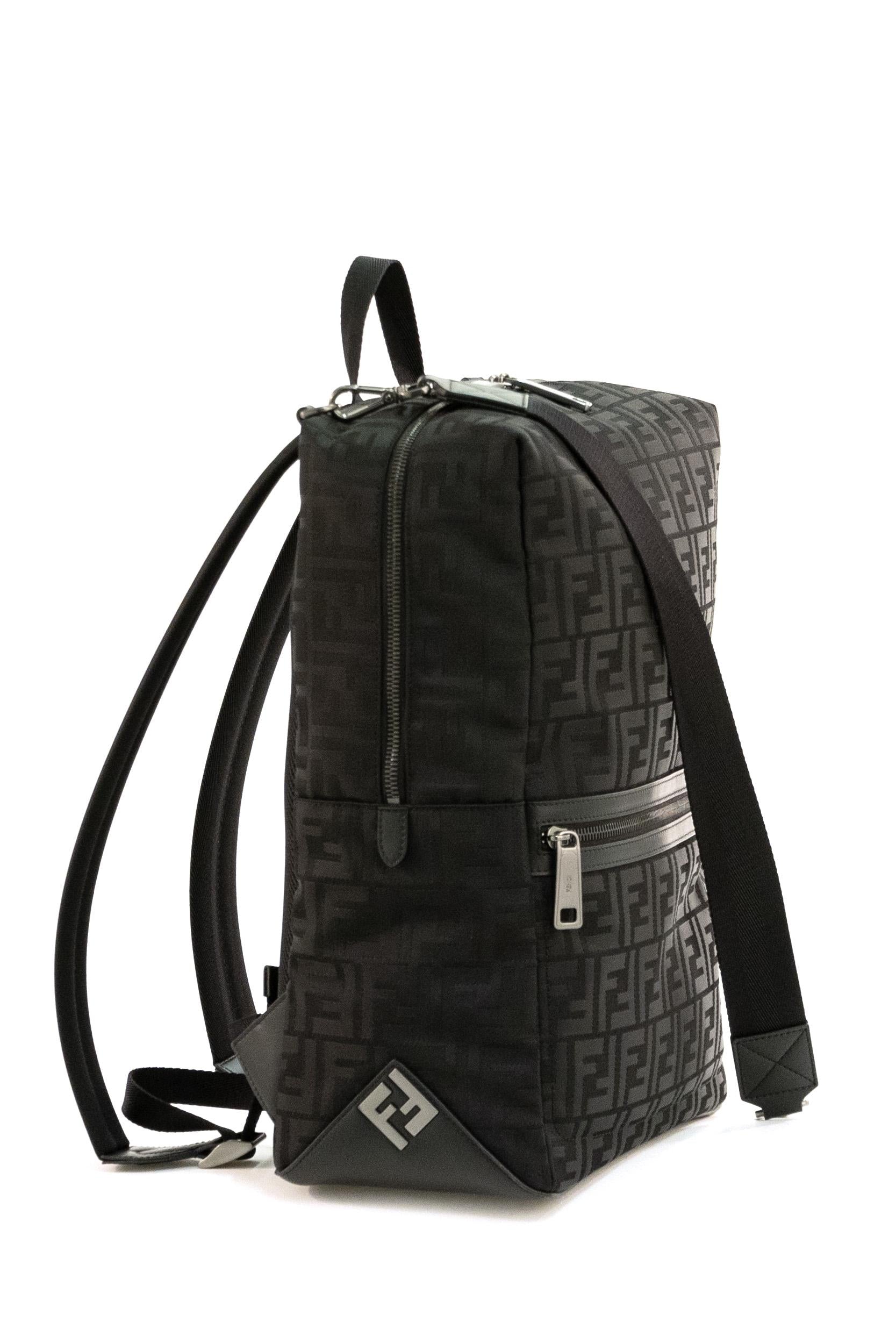 Zaino Fendi Lui in Nylon FF<BR/> 7VZ091 AVC6 F05TR FENDI 