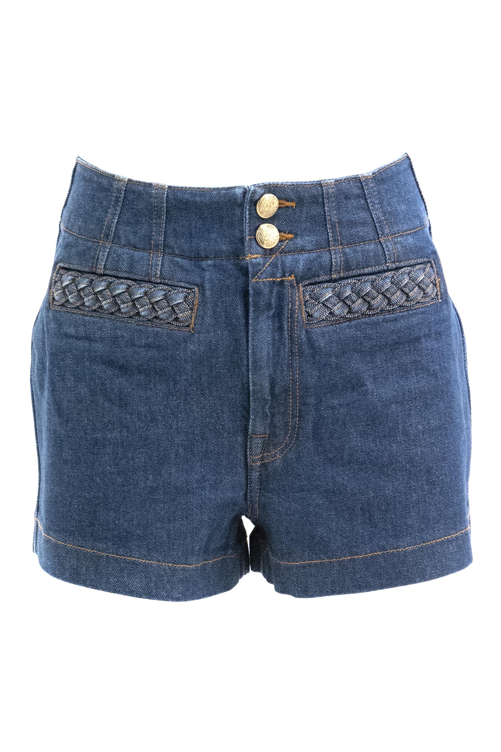 Shorts in denim di colore blu<BR/> 6934ASS261 INK ZIMMERMANN 