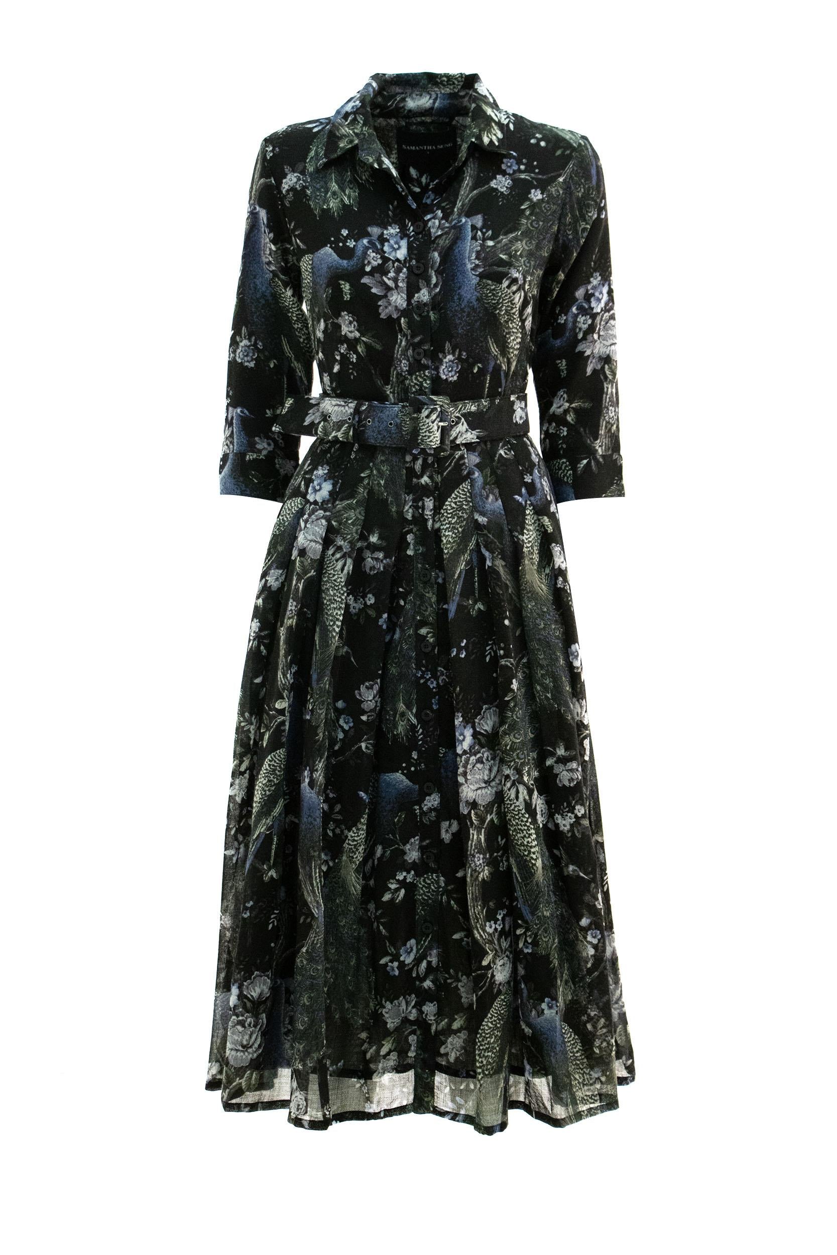 Abito<BR/> AUDREY #4 MIDI BLACK S-SUNG 