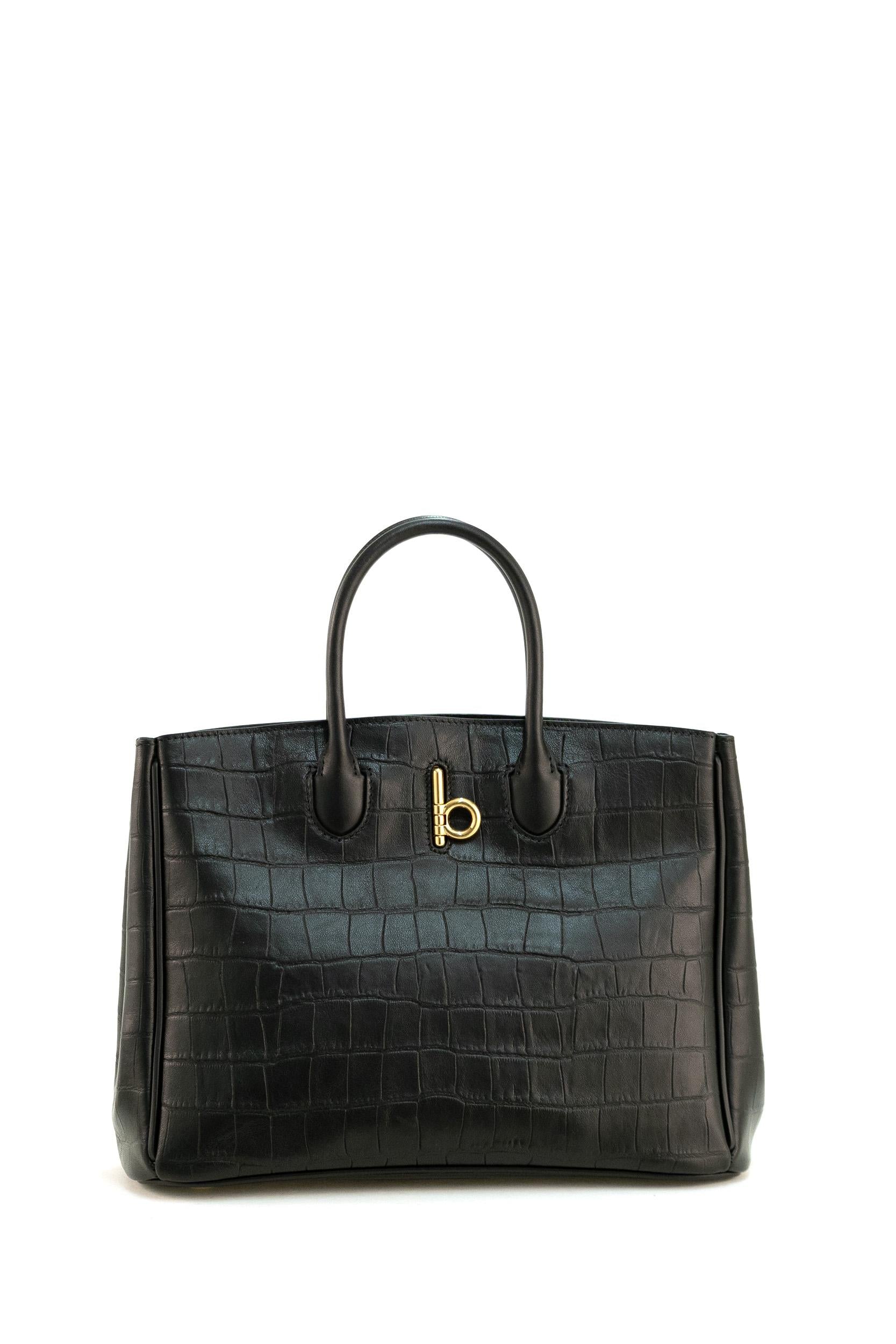 Borsa Rocking Horse<BR/> 8102387 BLACK BURBERRY 