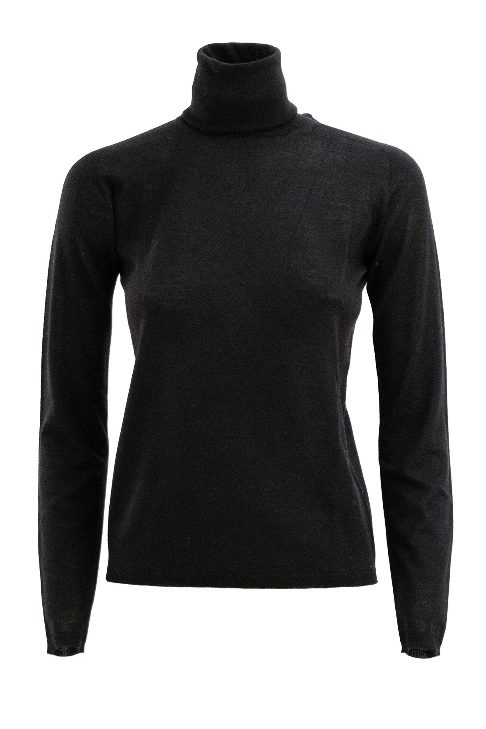 Pullover Saluto in lana vergine di colore nero<BR/> SALUTO 005 MAX MARA 