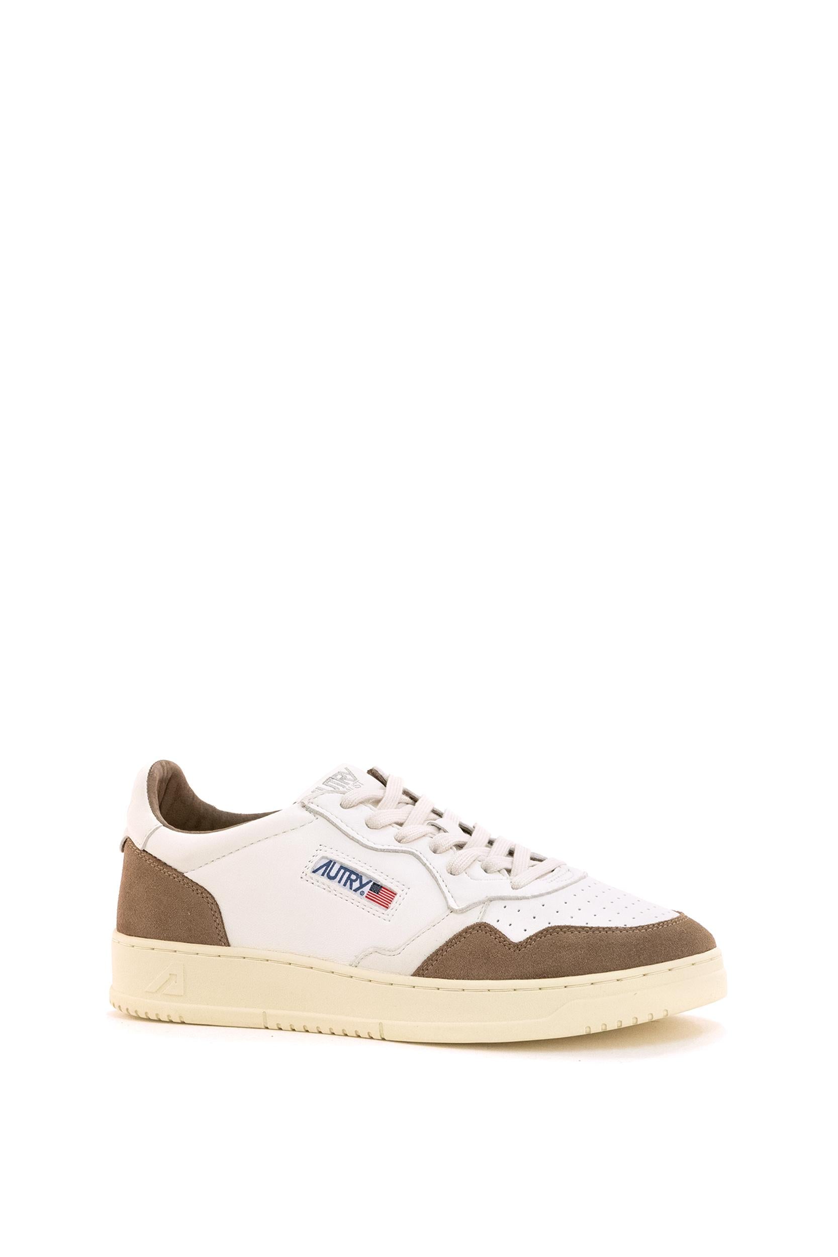 Sneakers Medalist<BR/> AULM GS43 WHT/TOBACCO AUTRY 