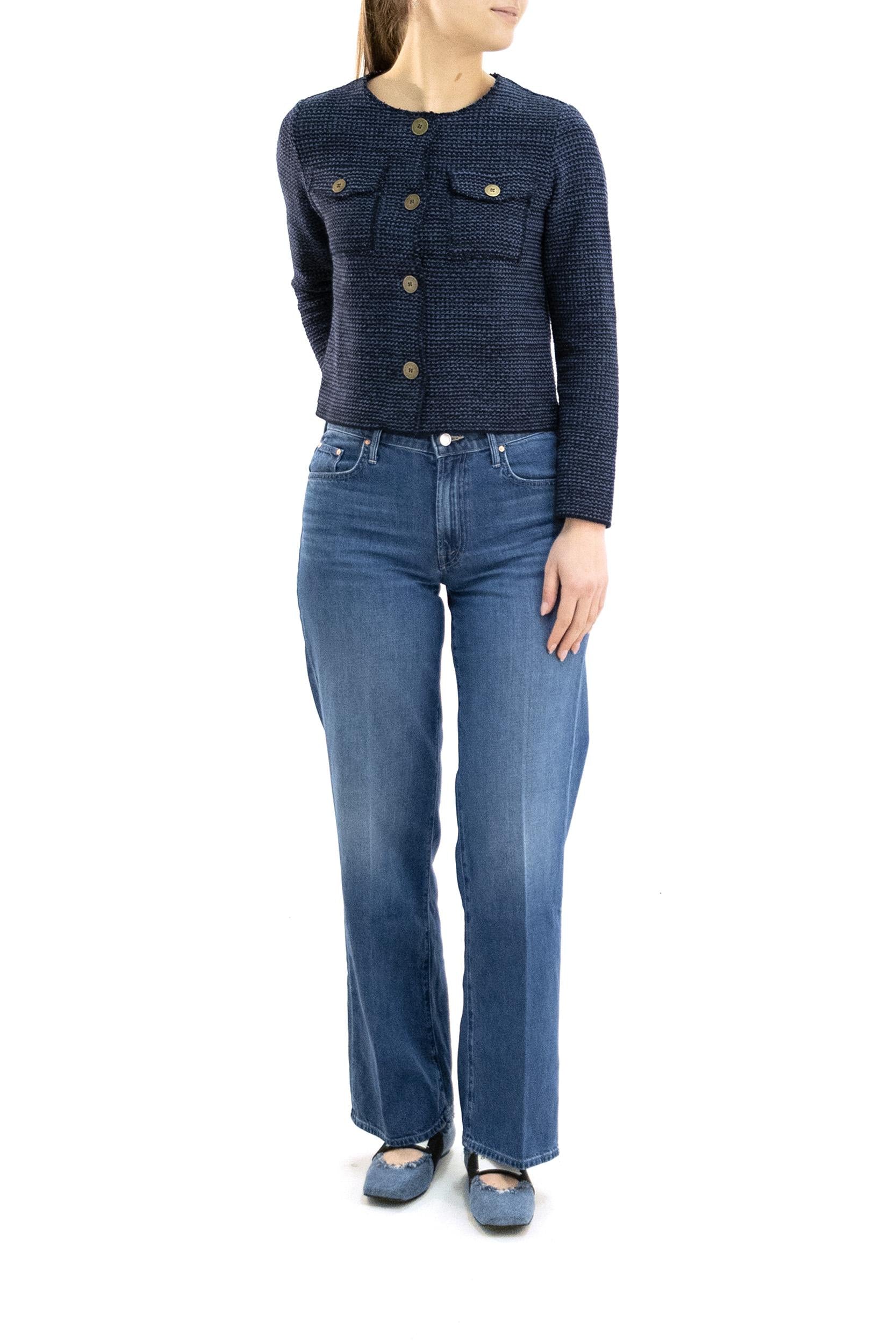 Giacca in Tweed di Cotone<BR/> B7784 3400 439 BASE 