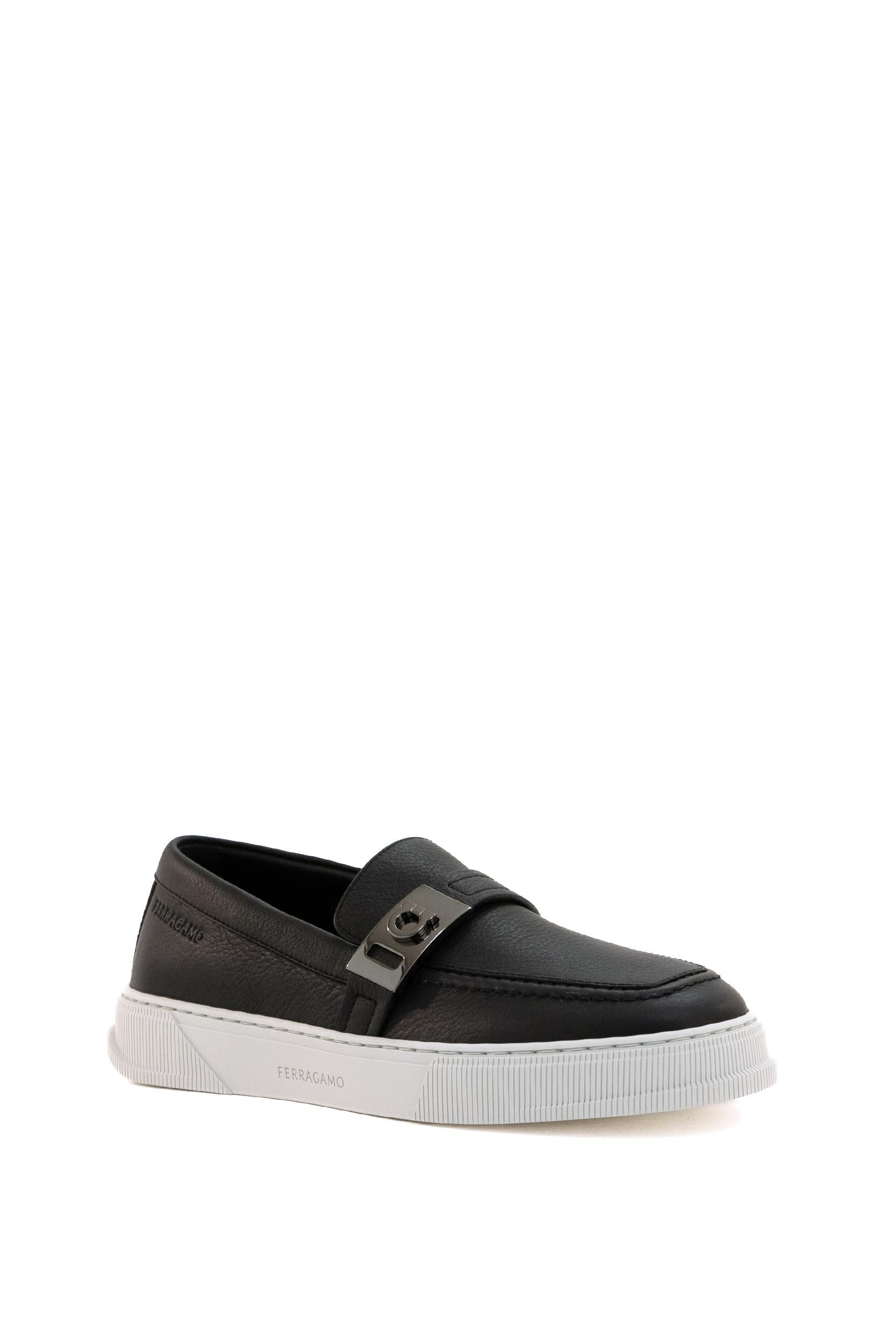Mocassini Brad<BR/> 029745 0781457 NERO FERRAGAMO 
