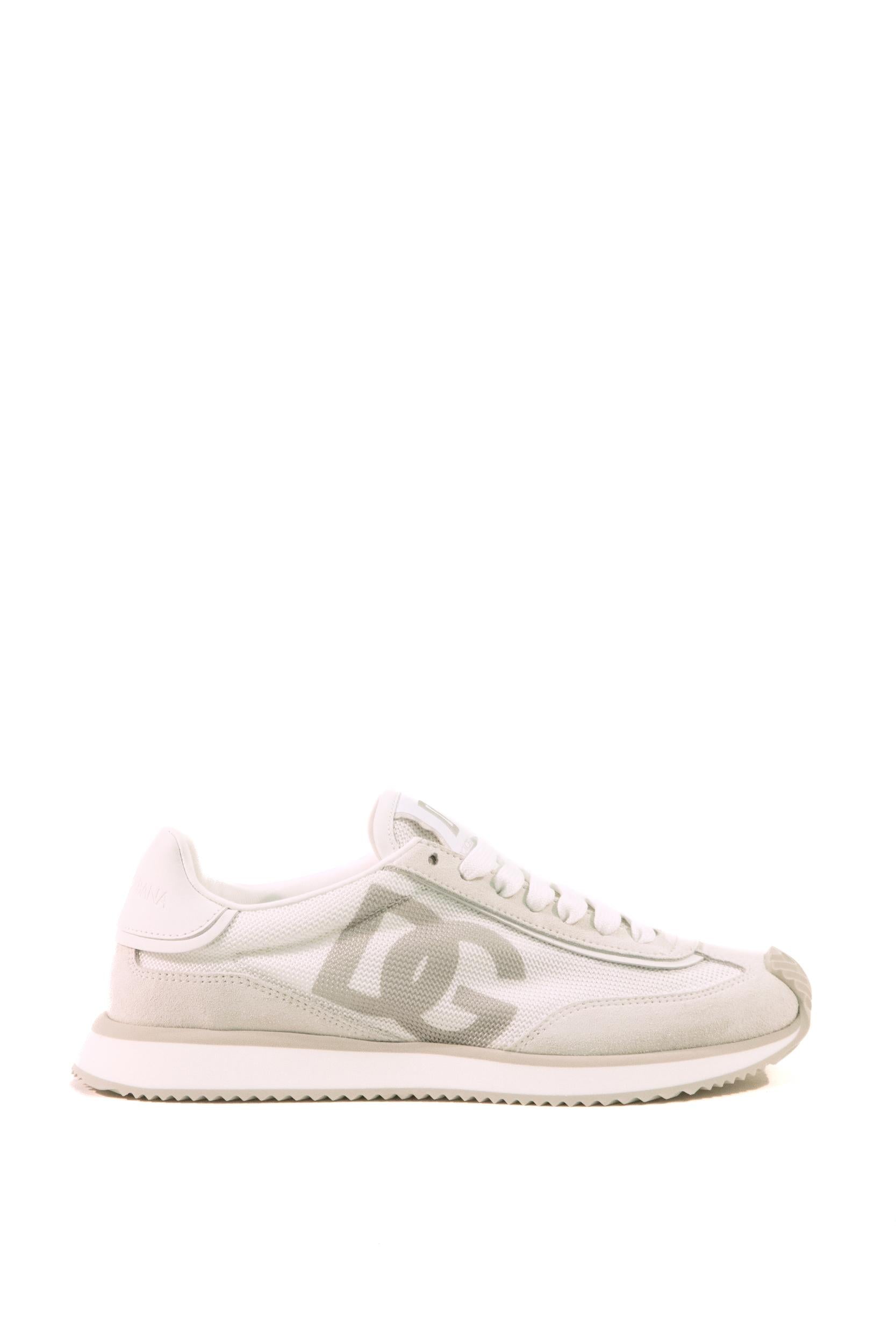 Sneakers low-top in mesh e suede color bianco CK2288 A5355 8B930 DOLCE & GABBANA 