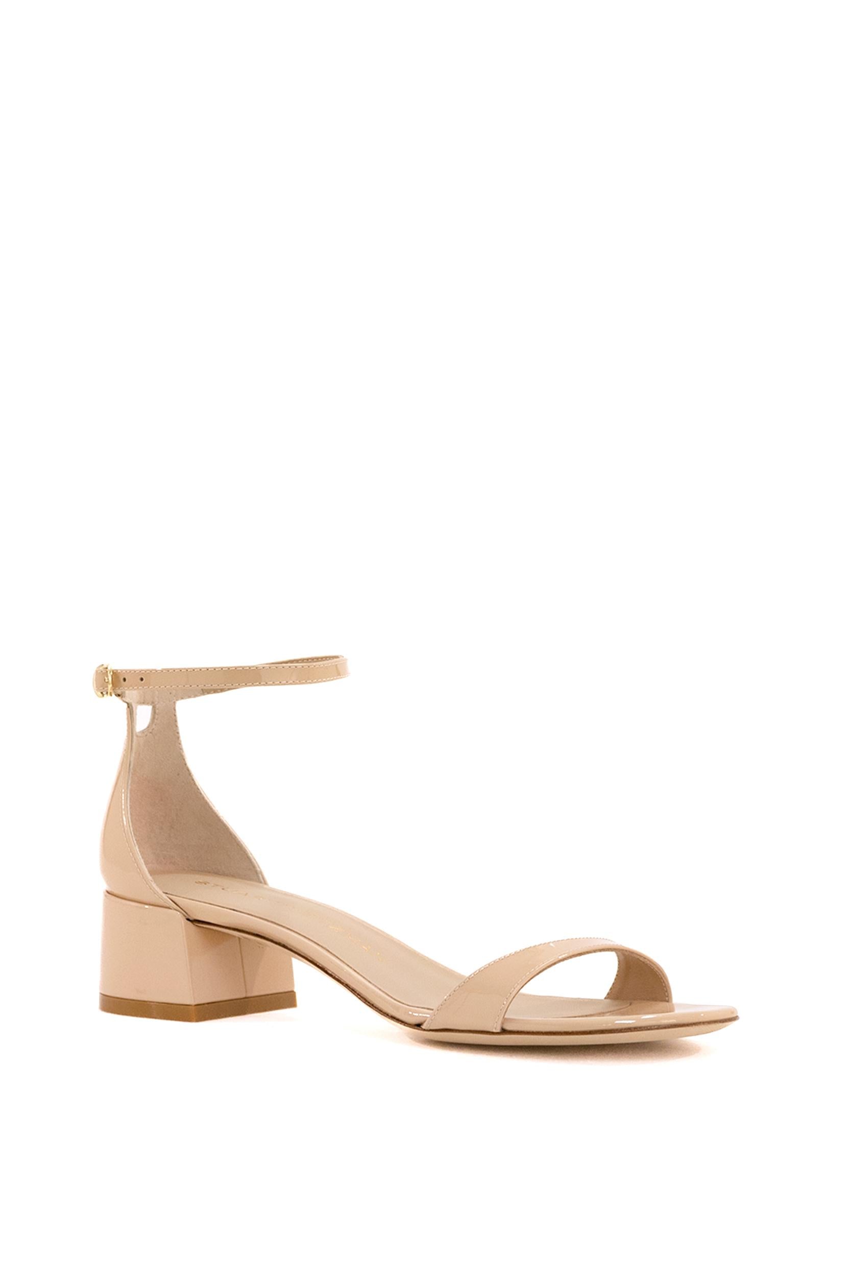 STUART WEITZMAN NUDIST BLOCKBARELY BEIGE