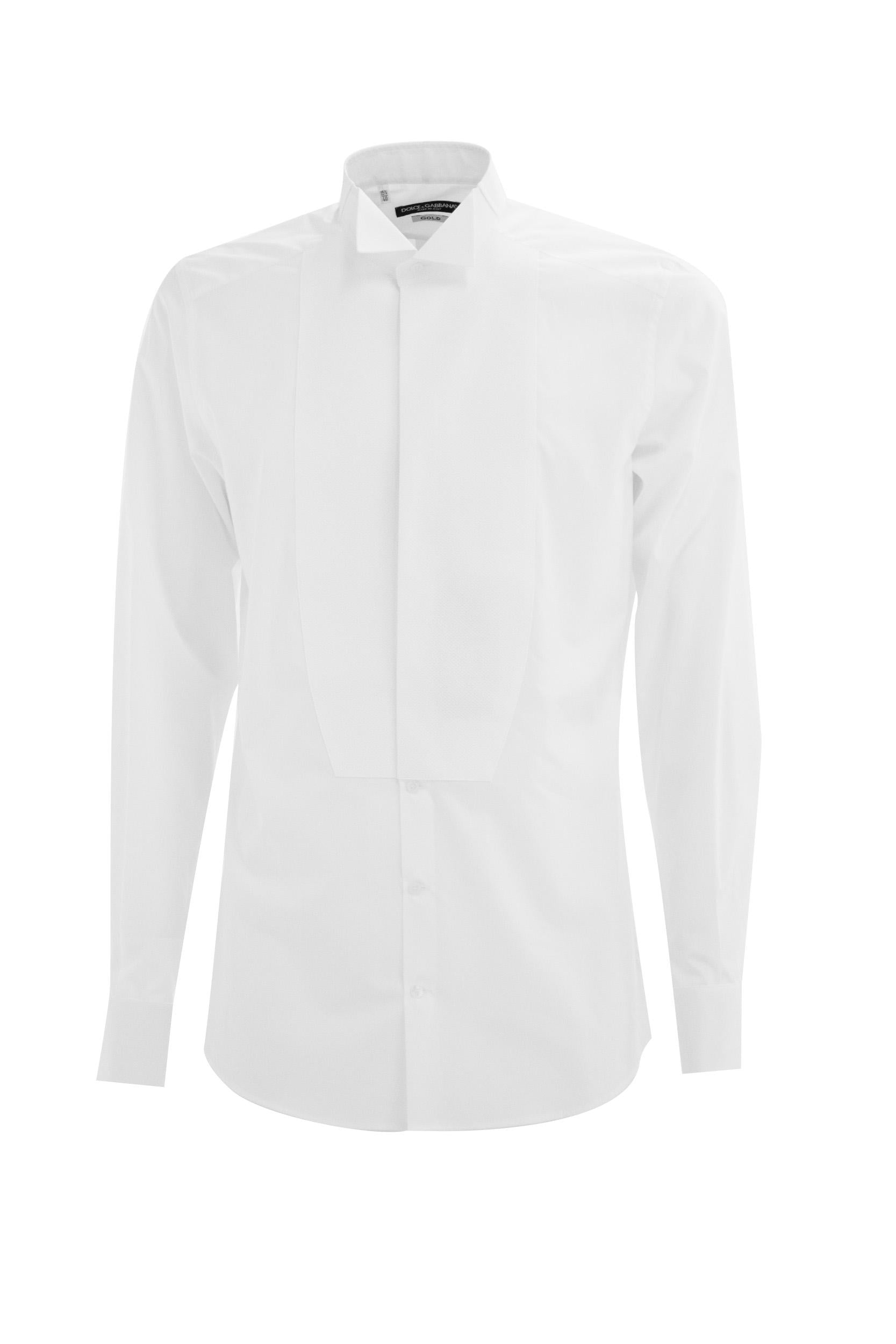 Camicia Tuxedo Gold<BR/> G5EN3T FU5T9 W0800 DOLCE & GABBANA 