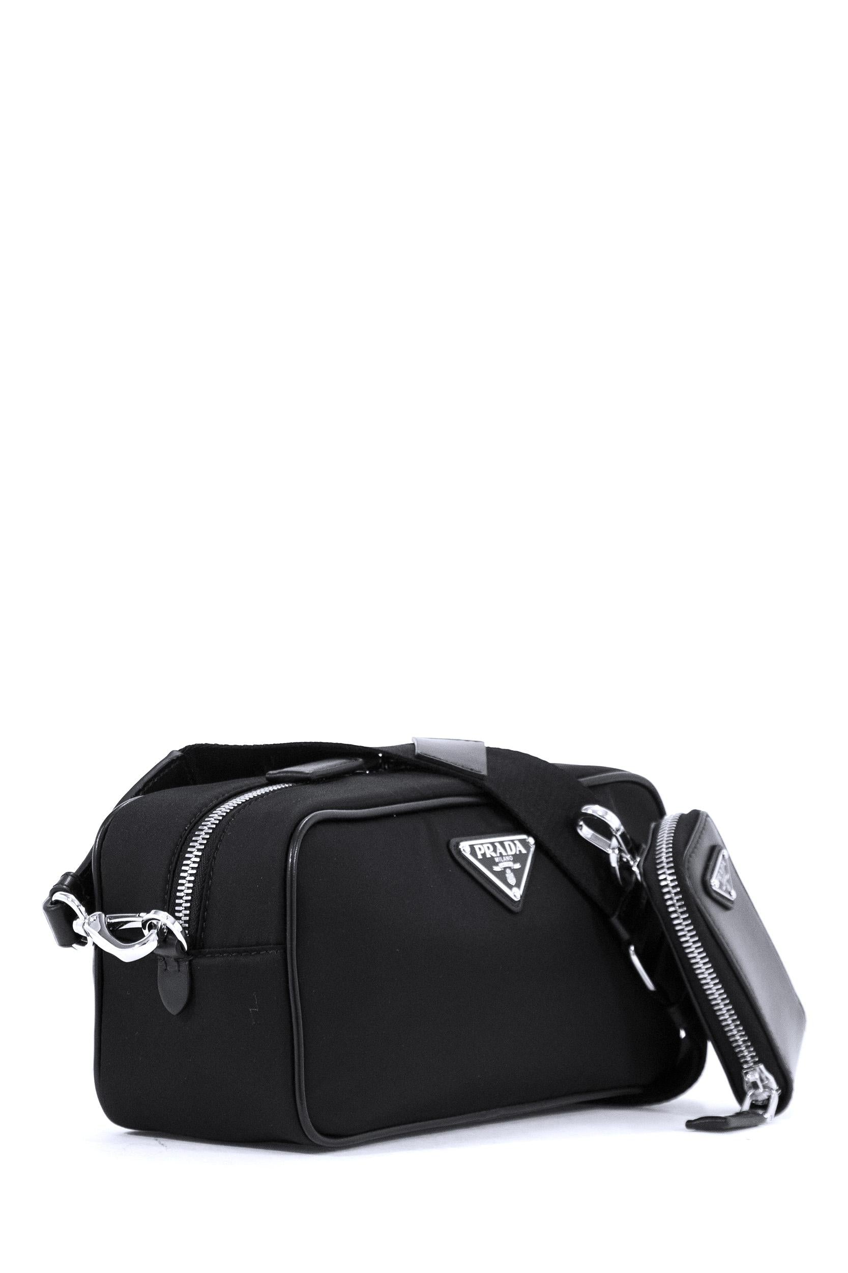 Borsa a spalla<BR/> 1BH197 V N2O RDLN F0002 PRADA 