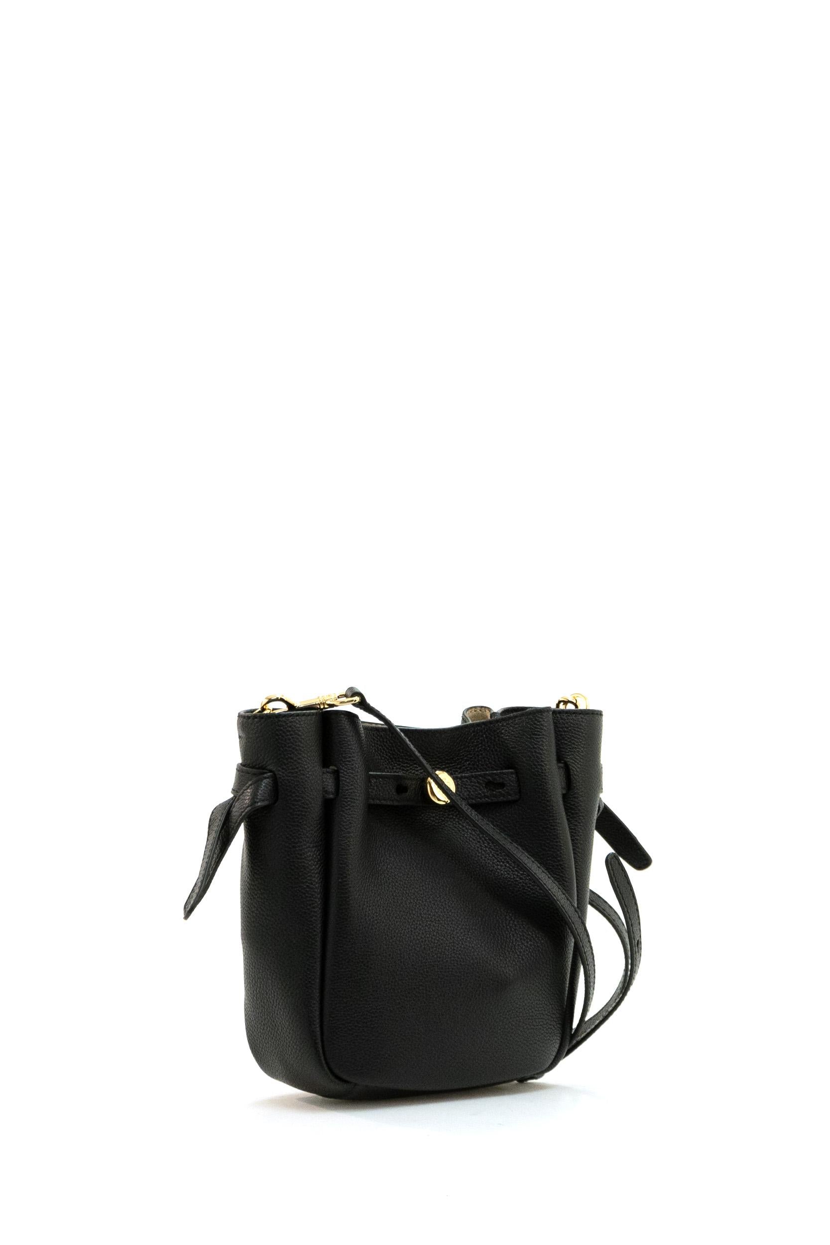 Borsa Romy in pelle martellata di colore nero<BR/> 171002 001 TORY BURCH 