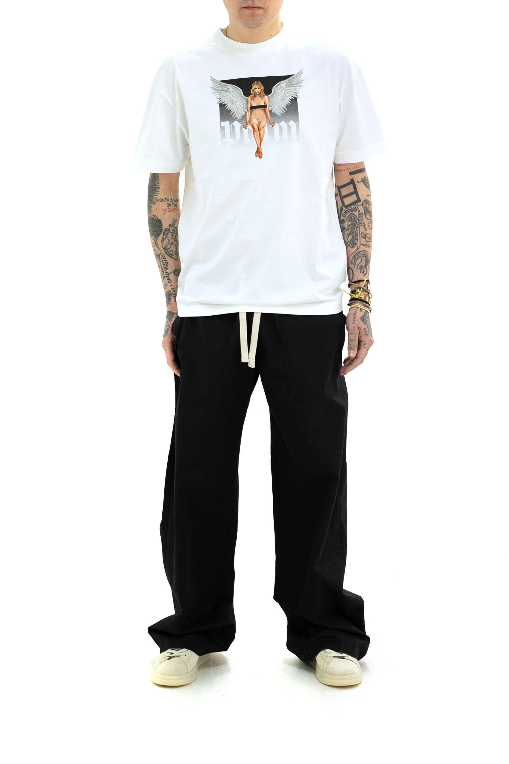 T-shirt PMAA001S25JER00A 0310 PALM ANGELS 