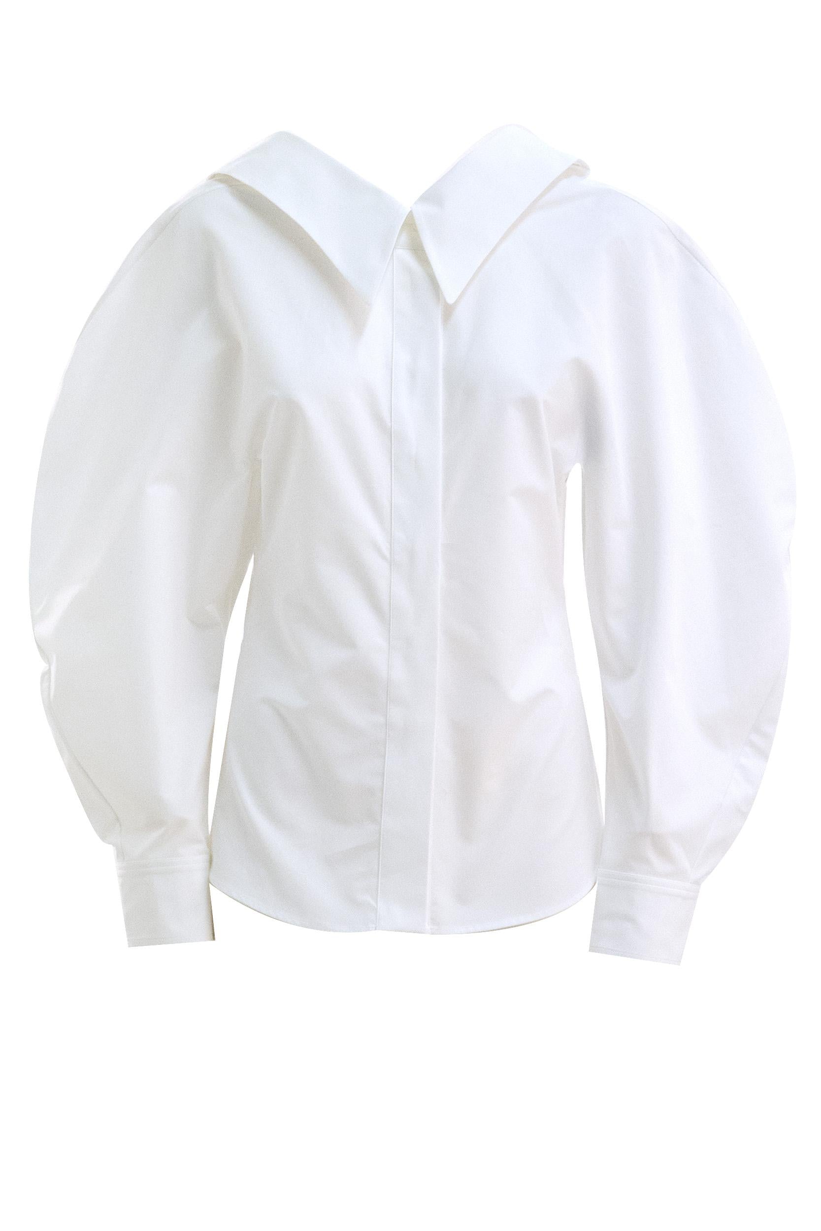 Camicia Cut-Out in Popeline<BR/> BW61K21642 100 GIVENCHY 