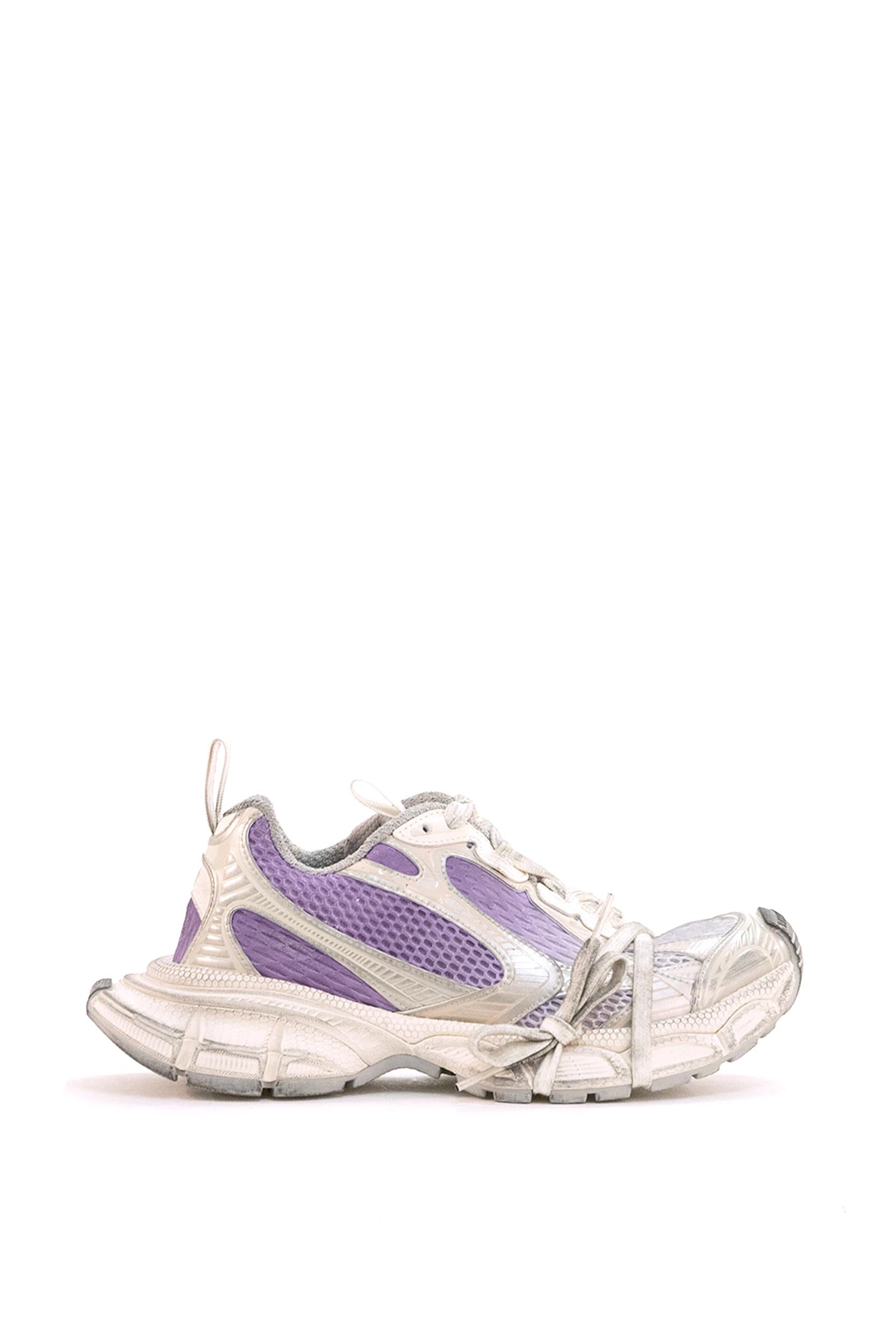 Sneakers 3XL in rete e gomma color grigio/lilla<BR/> 734731 W3XGM 5590 BALENCIAGA 