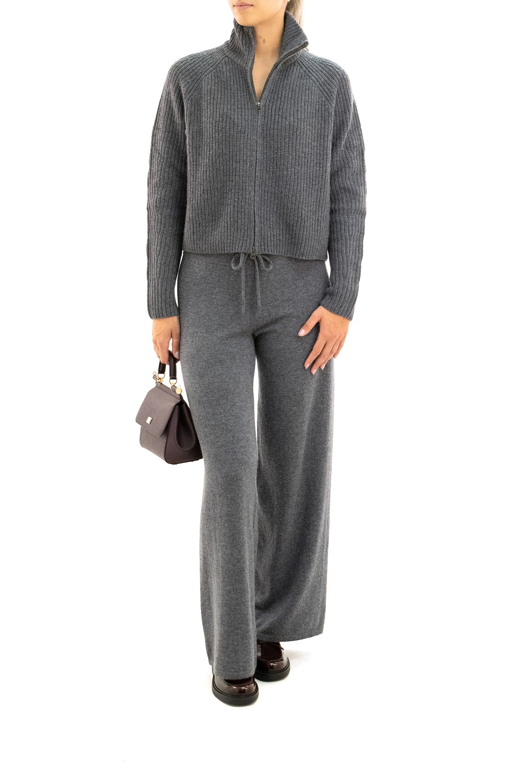 Maglia The Sadie Cashmere Grigio<BR/> 2025304 GRAPHITE LISA YANG 