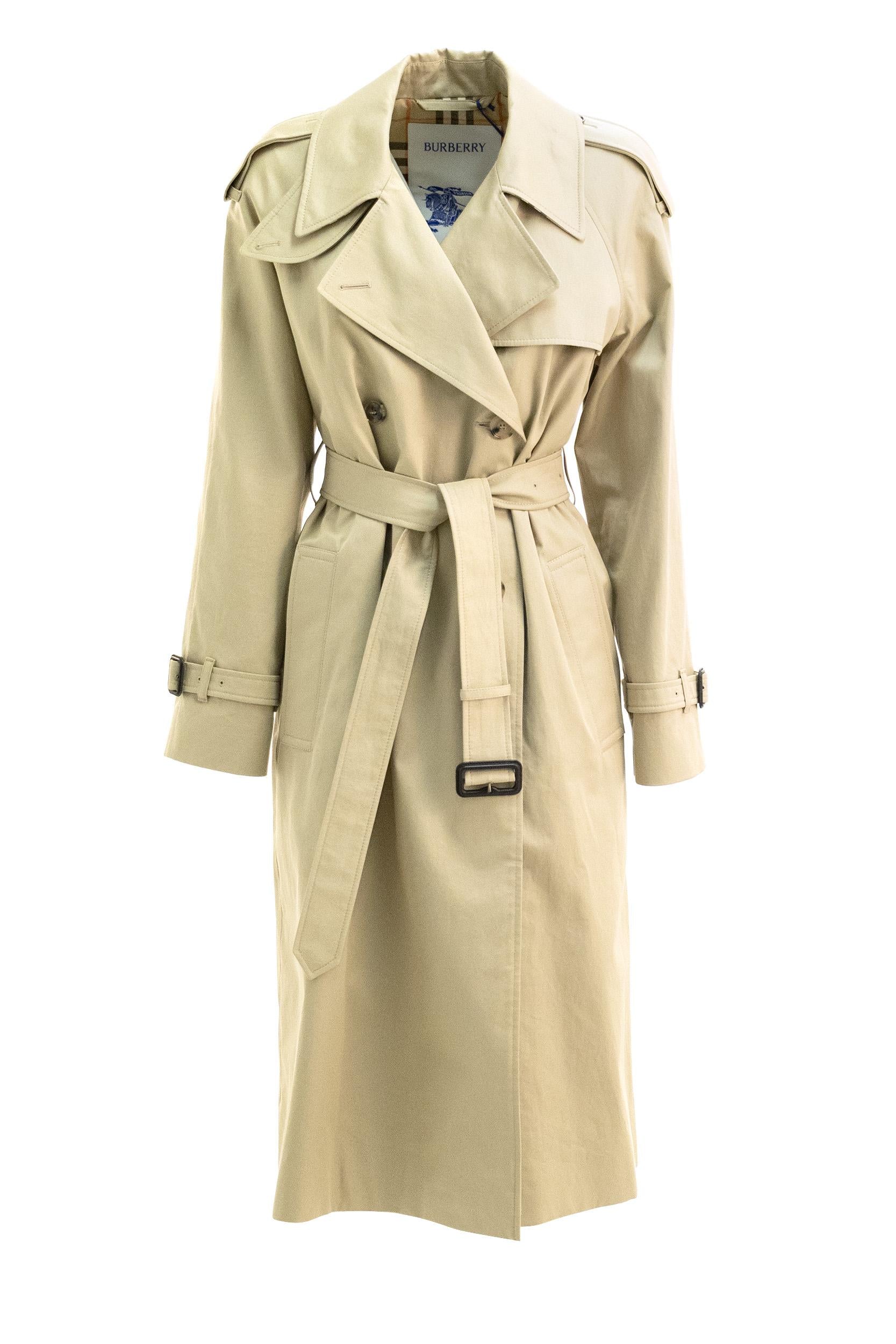 Trench Castleford in gabardine color beige <BR/> 8119066 BEIGE BURBERRY 