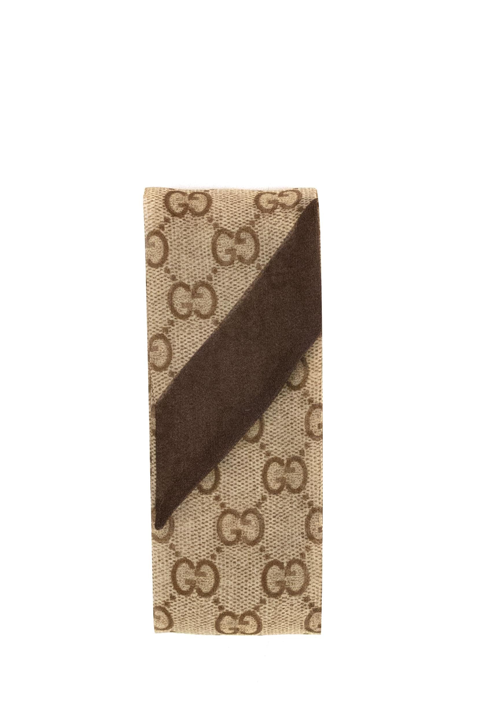 Nastro in Chiffon di Seta Stampato<BR/> 865307 3GAQS 9965 GUCCI 