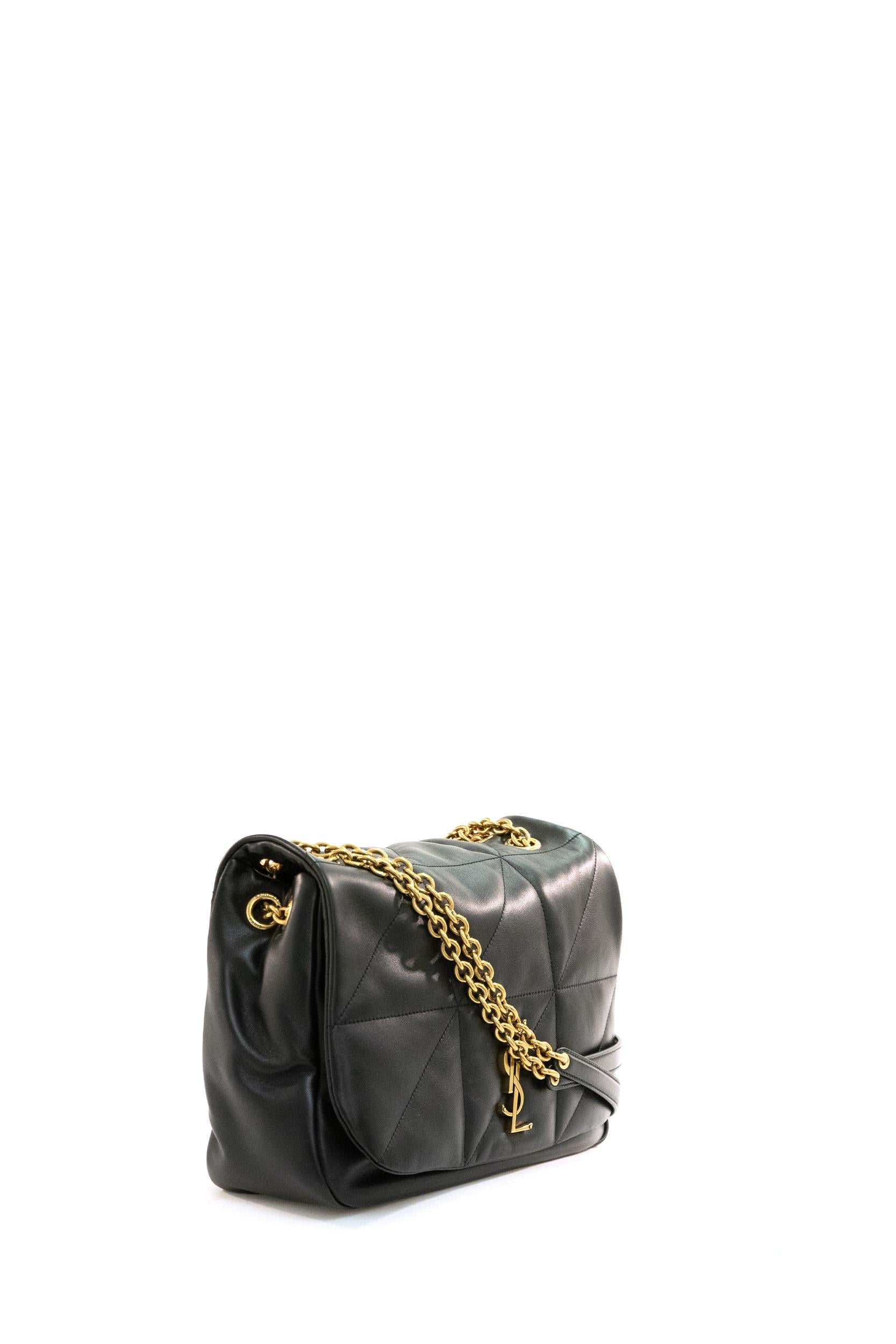 Borsa Jamie 4.3 a spalla in nappa di colore nero 809696 AAB32 1000 SAINT LAURENT 