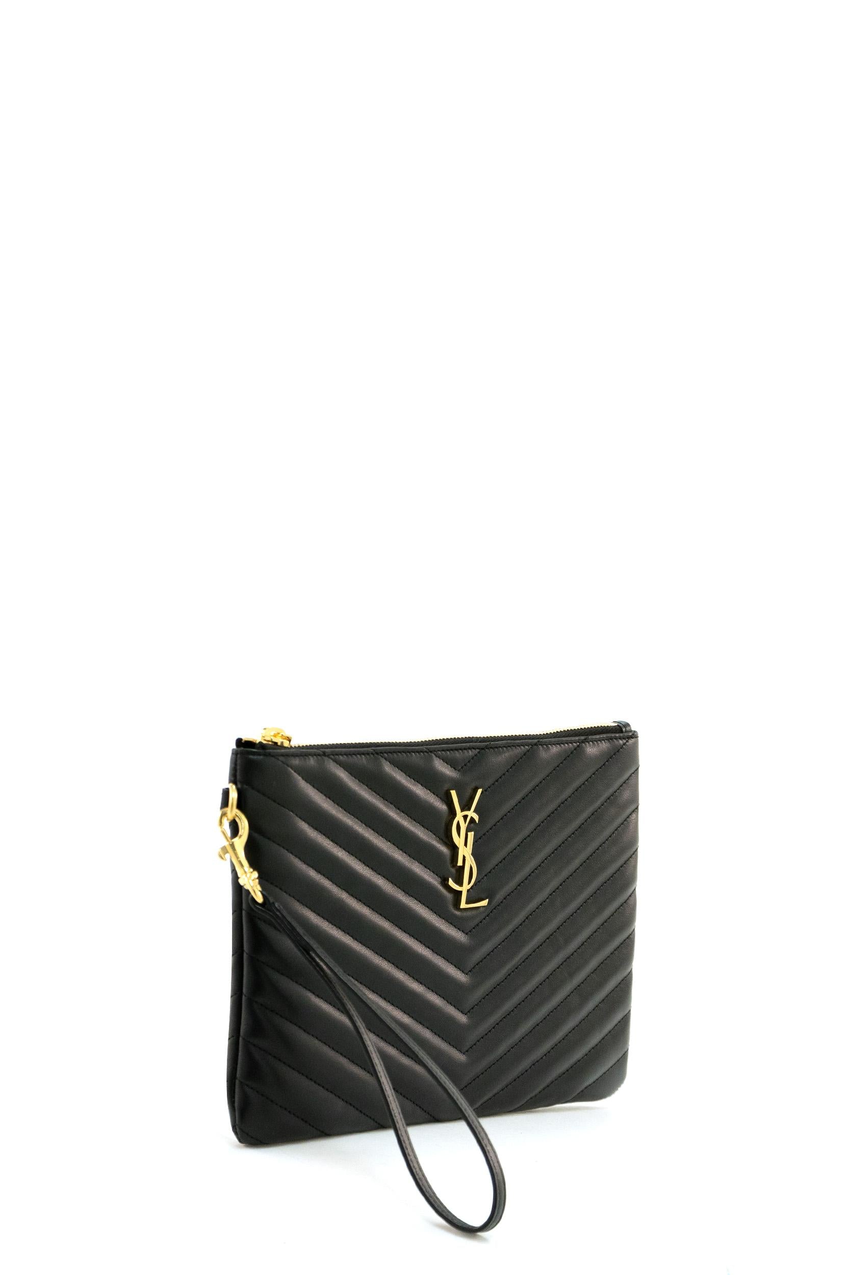 Astuccio in Pelle Matelassé 379039 CWU01 1000 SAINT LAURENT 