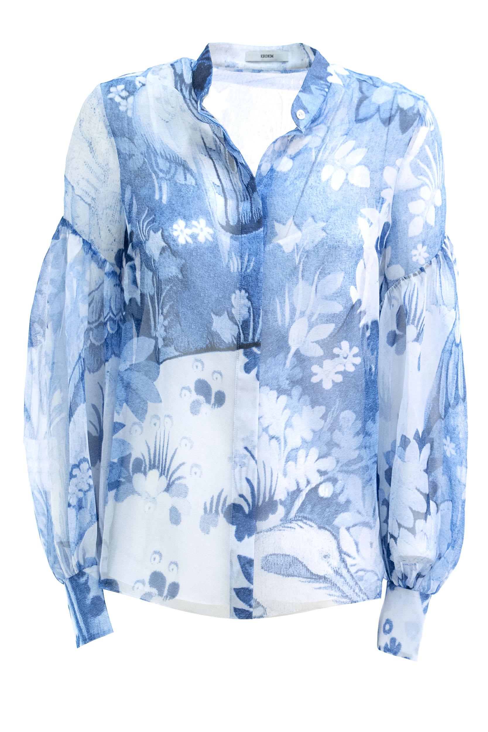 Camicia<BR/> R1T8BLTSV LUPIN BLUE ERDEM 