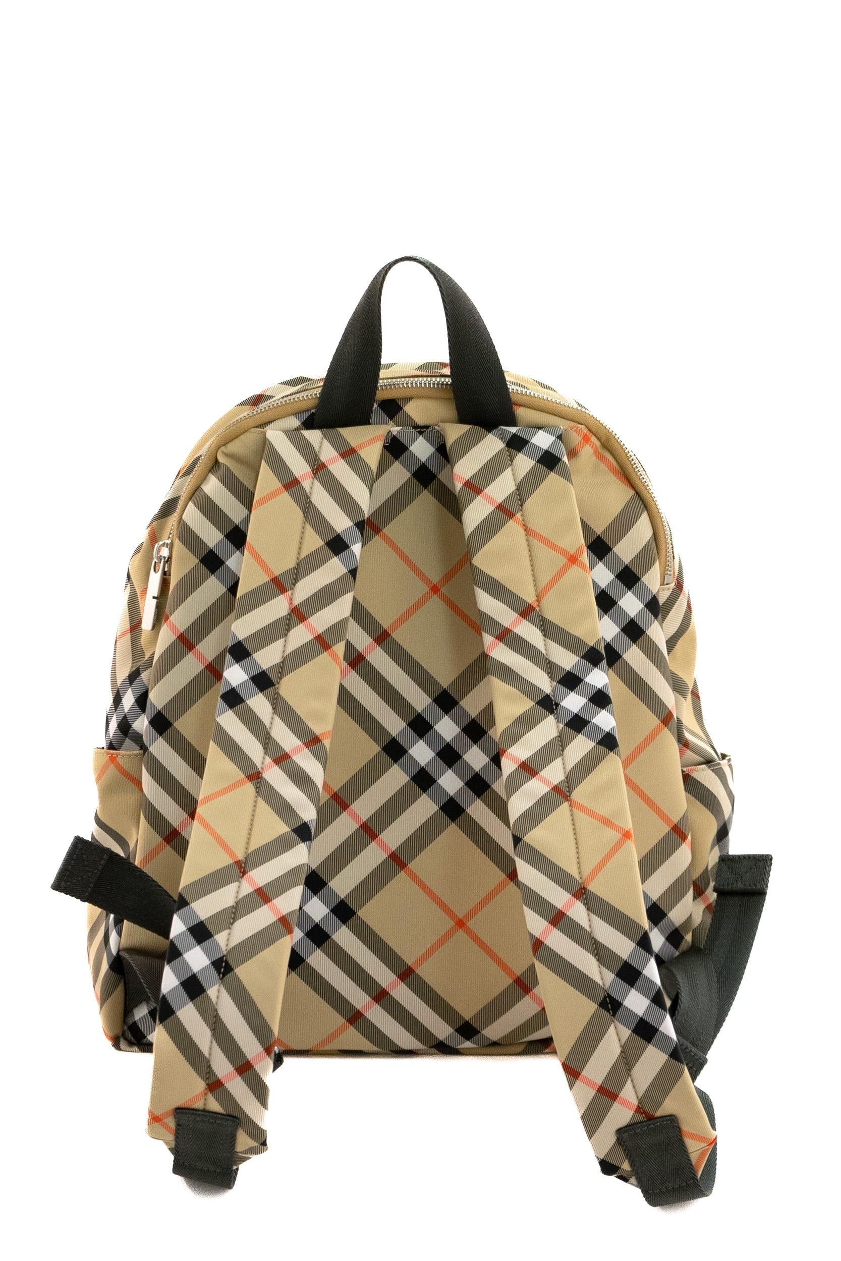 Zaino in tessuto Check con manico superiore 8102354 SAND BURBERRY 