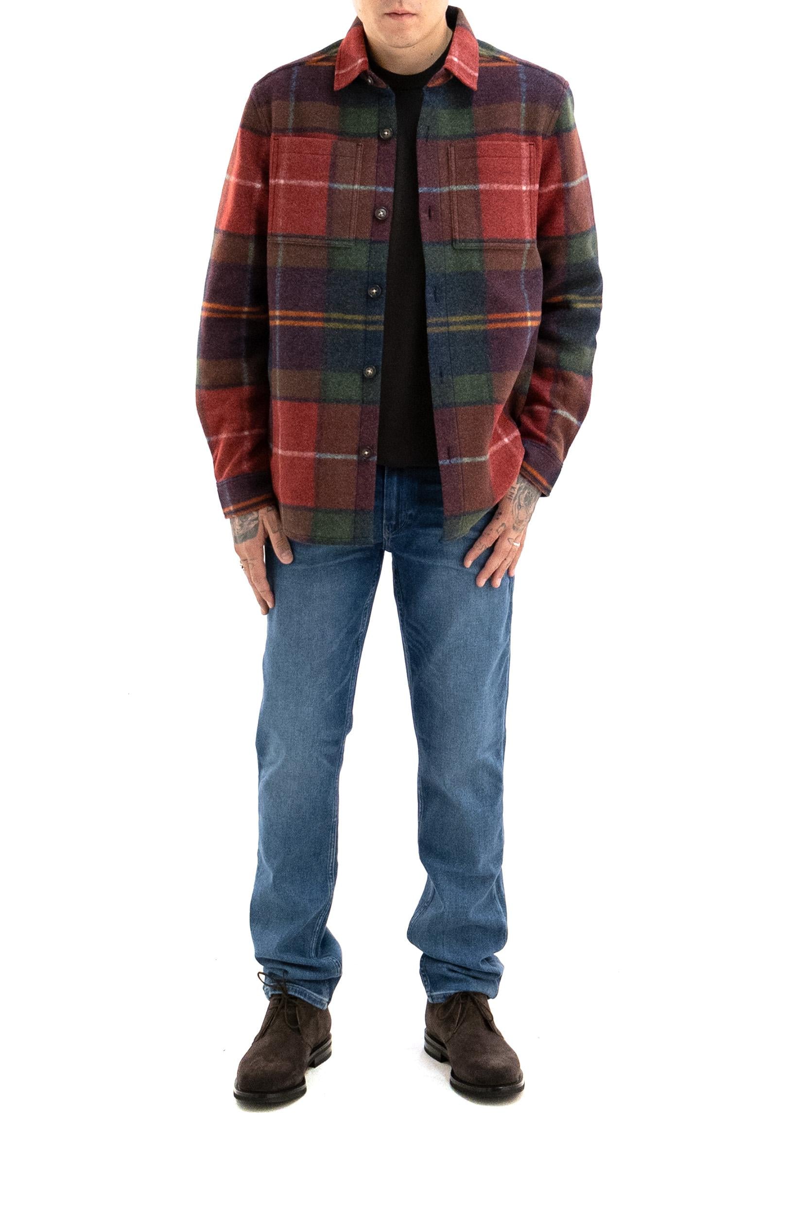Overshirt<BR/> MOS0400 MOS TN69 BARBOUR 