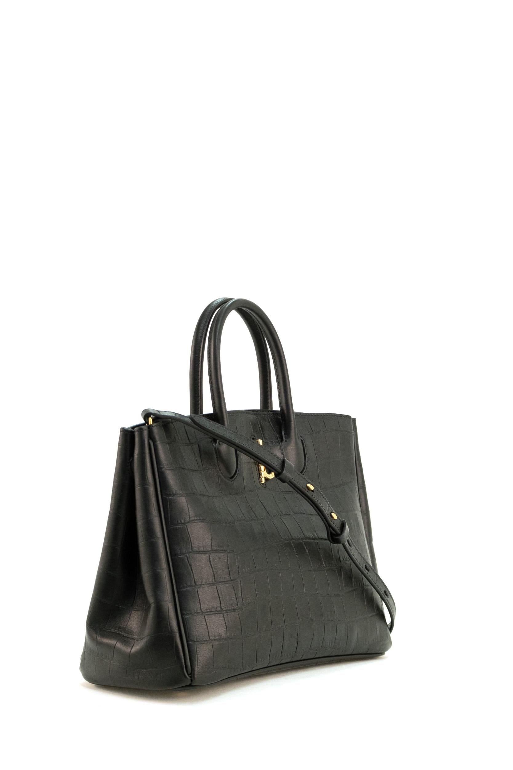 Borsa Rocking Horse<BR/> 8102387 BLACK BURBERRY 